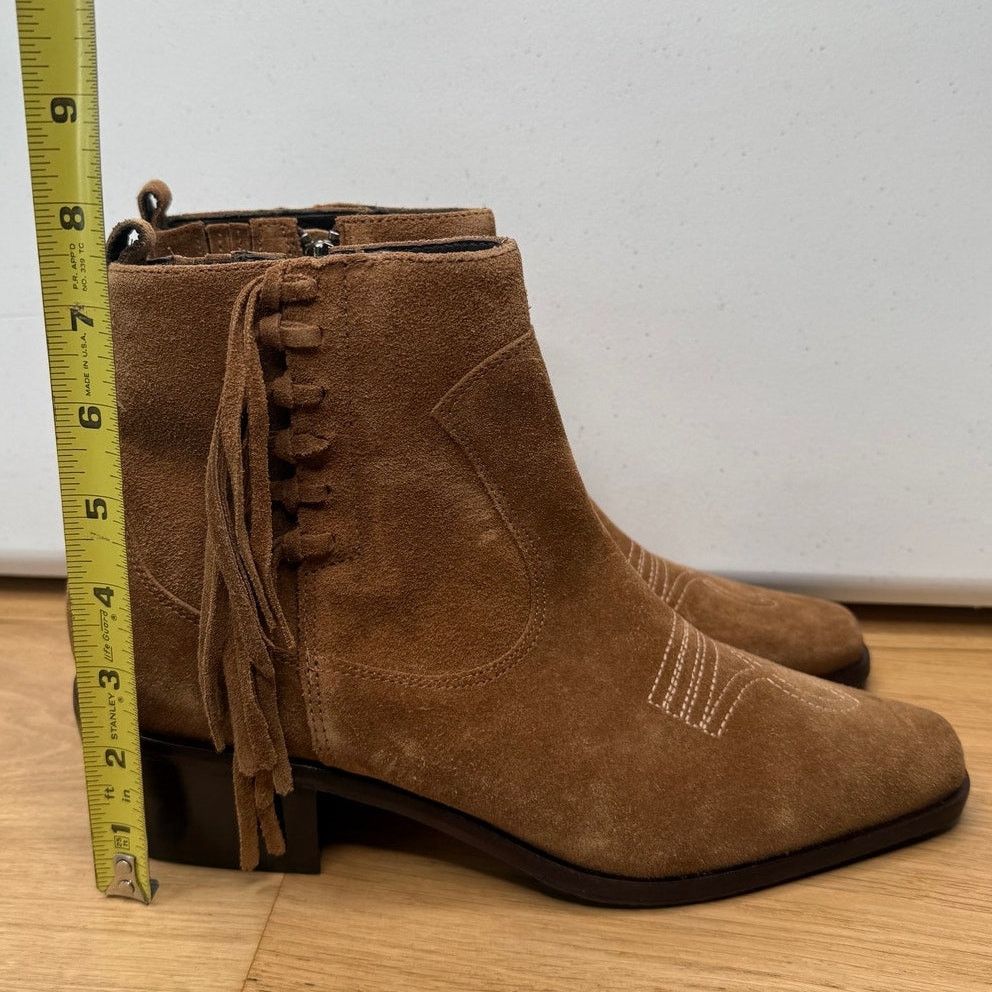 Donald Pliner NEW Donald Pliner Mona Calf Fringe Bootie Saddle Western Size US 9 / IT 39 - 6 Thumbnail