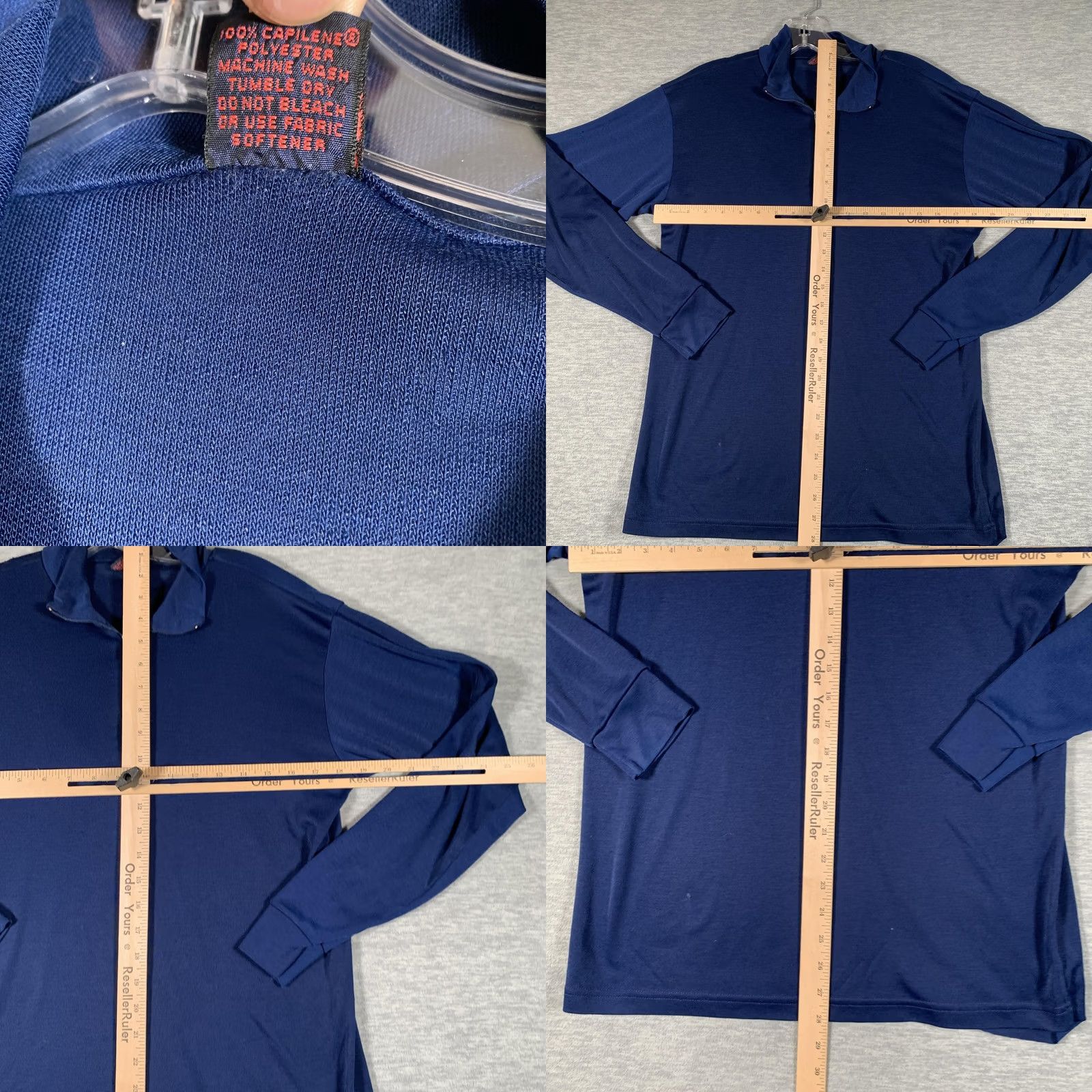 Patagonia VINTAGE Patagonia Pullover Mens L Blue Capilene 1/4 Zip Long Sleeve USA 90s Size US L / EU 52-54 / 3 - 8 Thumbnail