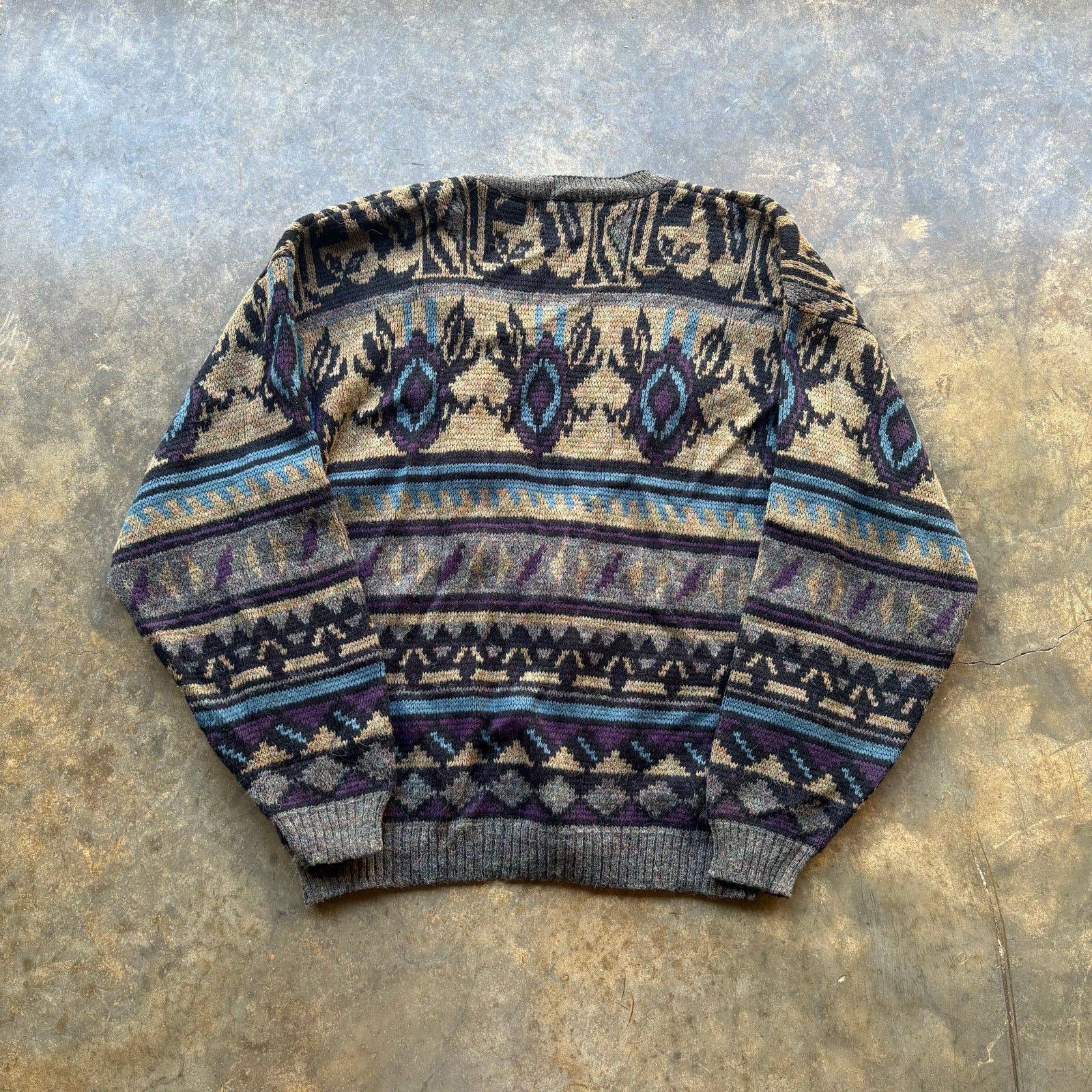 Vintage Vintage 90's Zeppelin Soft Cardigan Cobain Style Size US L / EU 52-54 / 3 - 5 Thumbnail