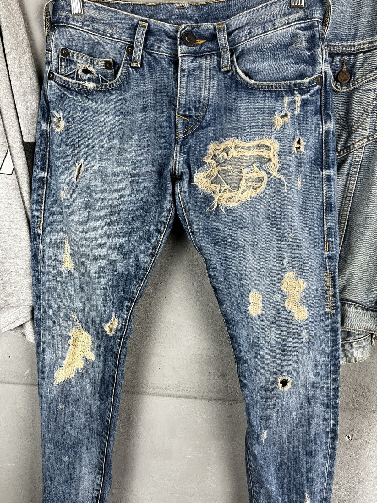 True Religion True Religion distressed denim pants y2k Size 28" / US 6 / IT 42 - 12 Thumbnail