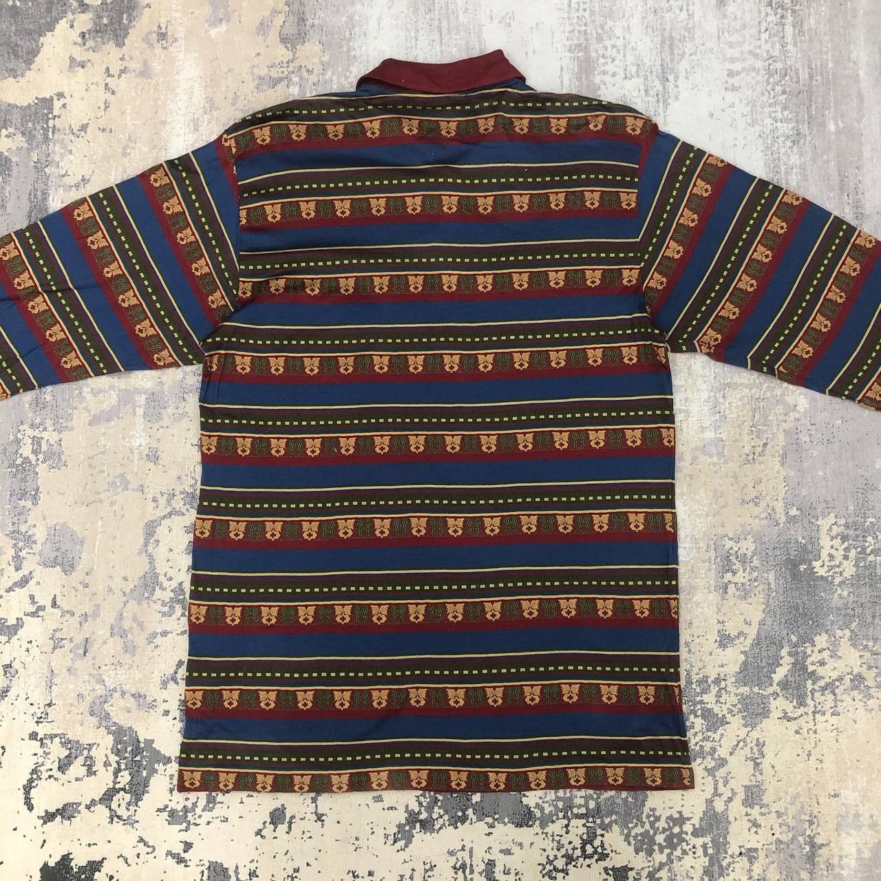 Christian Dior Monsieur T502 VTG CHRISTIAN DIOR MONSIEUR STRIPPED POLO SHIRTS Size US M / EU 48-50 / 2 - 2 Thumbnail