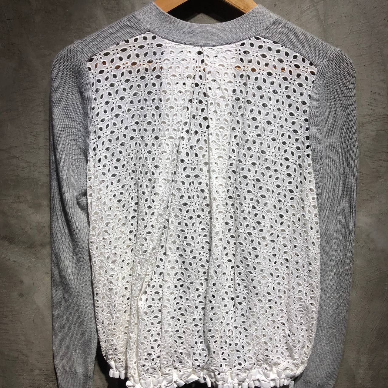 Sacai Sacai knit lace embroidery see through Cardigan Size M / US 6-8 / IT 42-44 - 4 Thumbnail