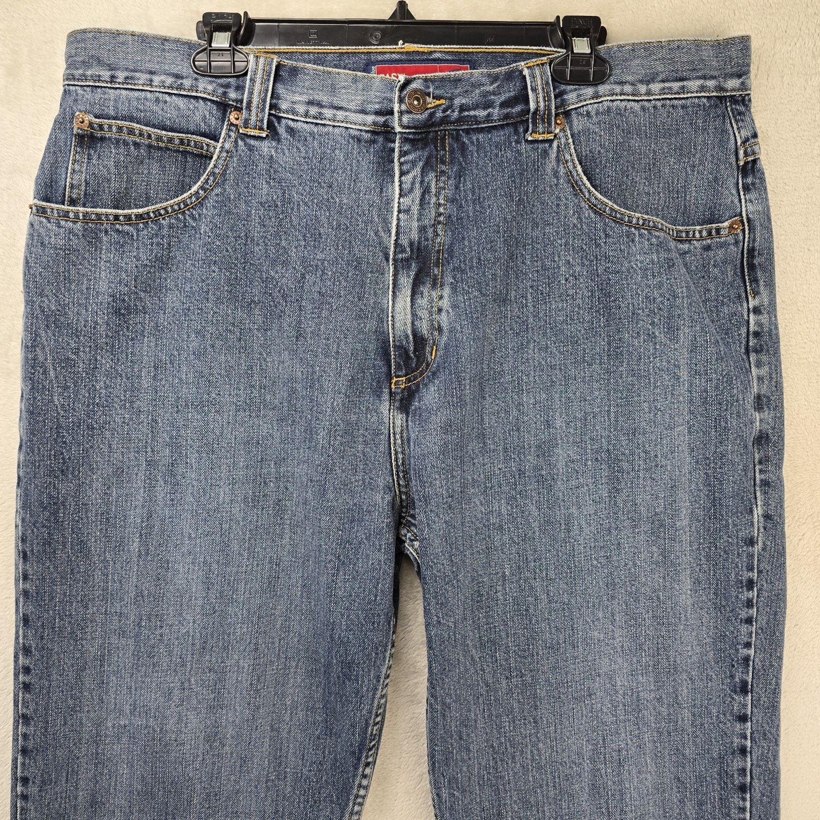 Anchor Blue Vintage Anchor Blue Jeans Mens 38x30 Blue Baggy Wide Leg Y2K Size US 38 / EU 54 - 2 Thumbnail