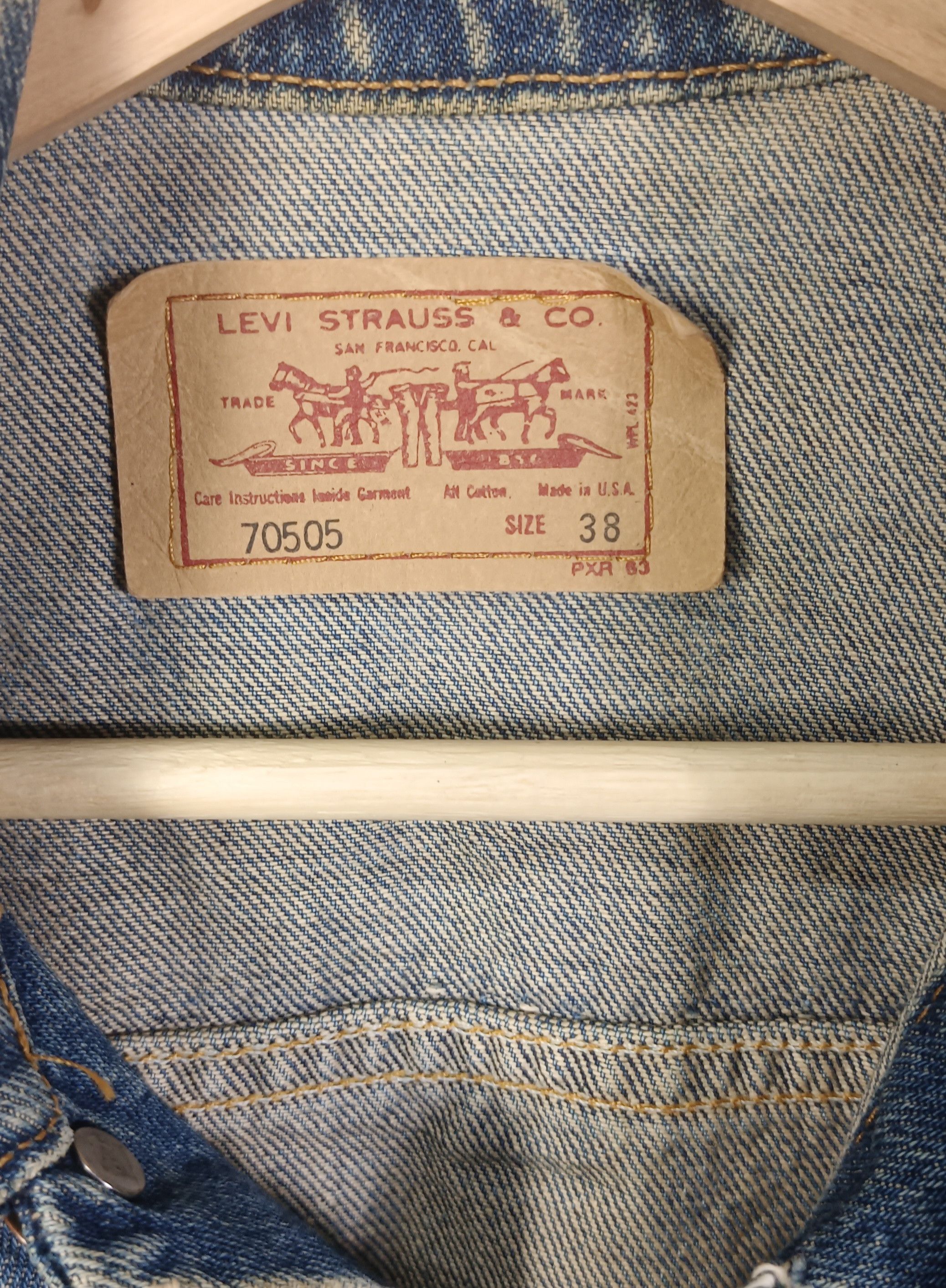 Levi's Vintage 90s Levi's 715 Button Stamp Blanket Size US M / EU 48-50 / 2 - 16 Thumbnail
