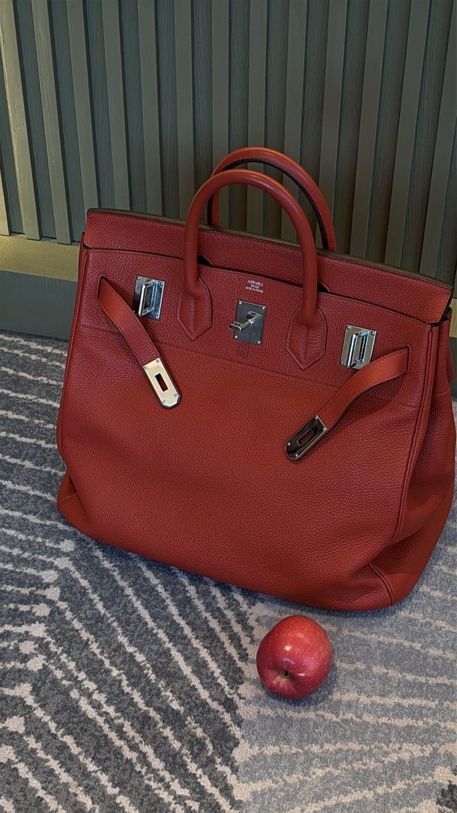 Hermes Hermès Birkin HAC 40 Togo Leather palladium Travel Bag Size ONE SIZE - 11 Thumbnail