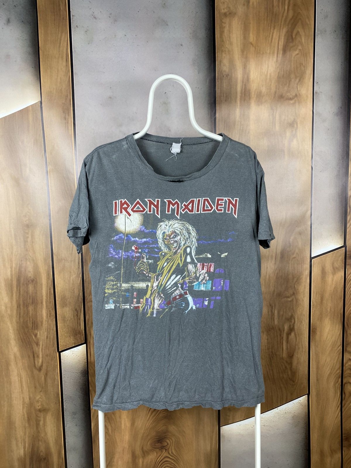 Iron Maiden 🧟Vintage 80s T-Shirt Iton Maiden Killers Album Promo Tee🧟 Size US L / EU 52-54 / 3 - 1 Thumbnail
