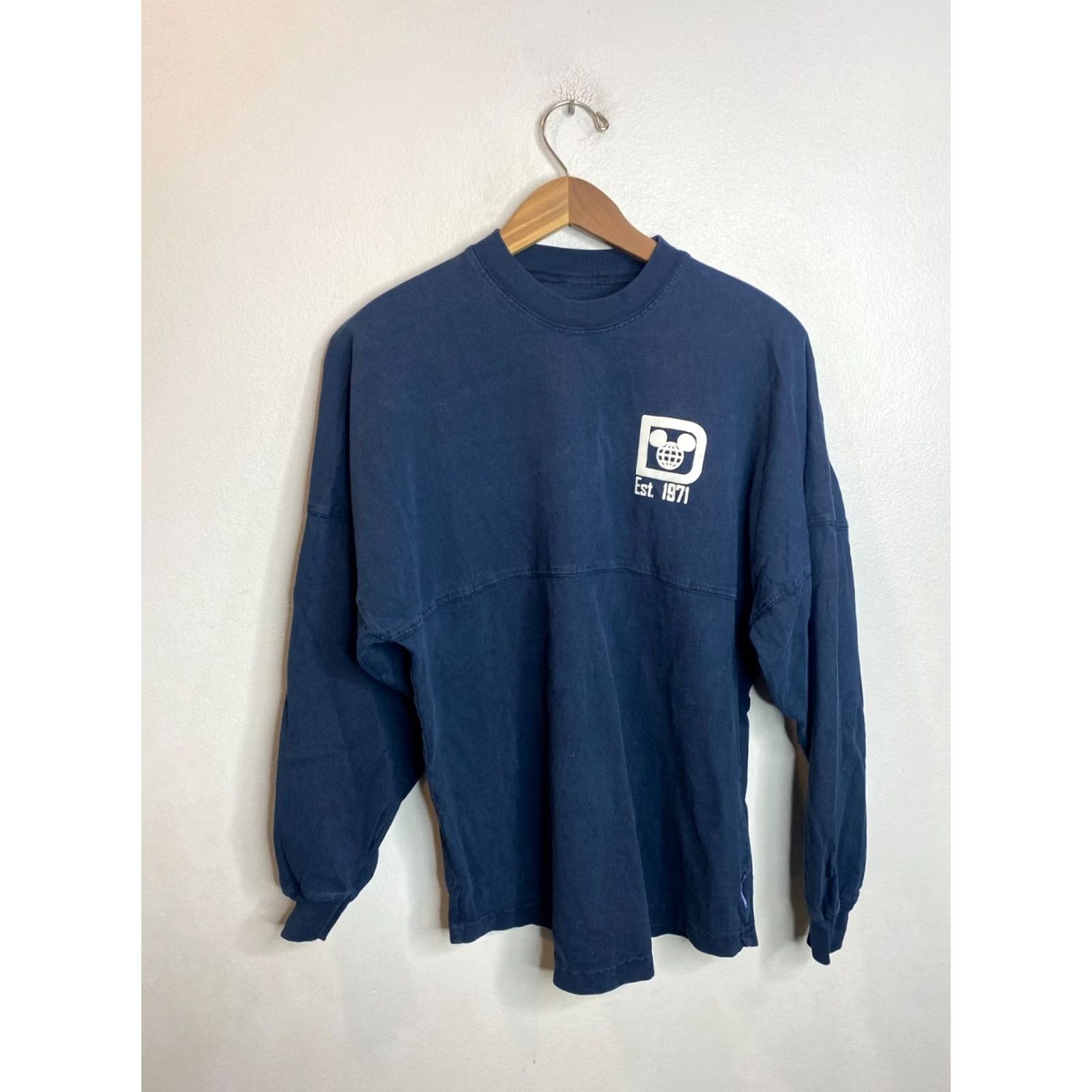 Disney Disney Mickey Mouse Spirit Jersey Tee Crew N/S Men XS Blue 8024 T-Shirt Shirt Graphic Long Sleeve Size US XS / EU 42 / 0 - 4 Thumbnail