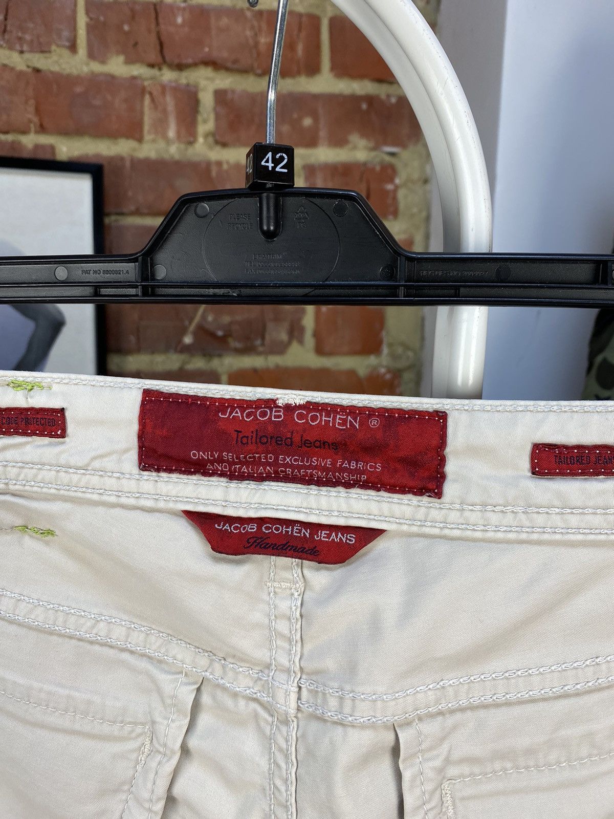 Jacob Cohen Jacob Cohen J606 Comfort Tailored Jeans Beige Chino Pants Size US 30 / EU 46 - 13 Thumbnail