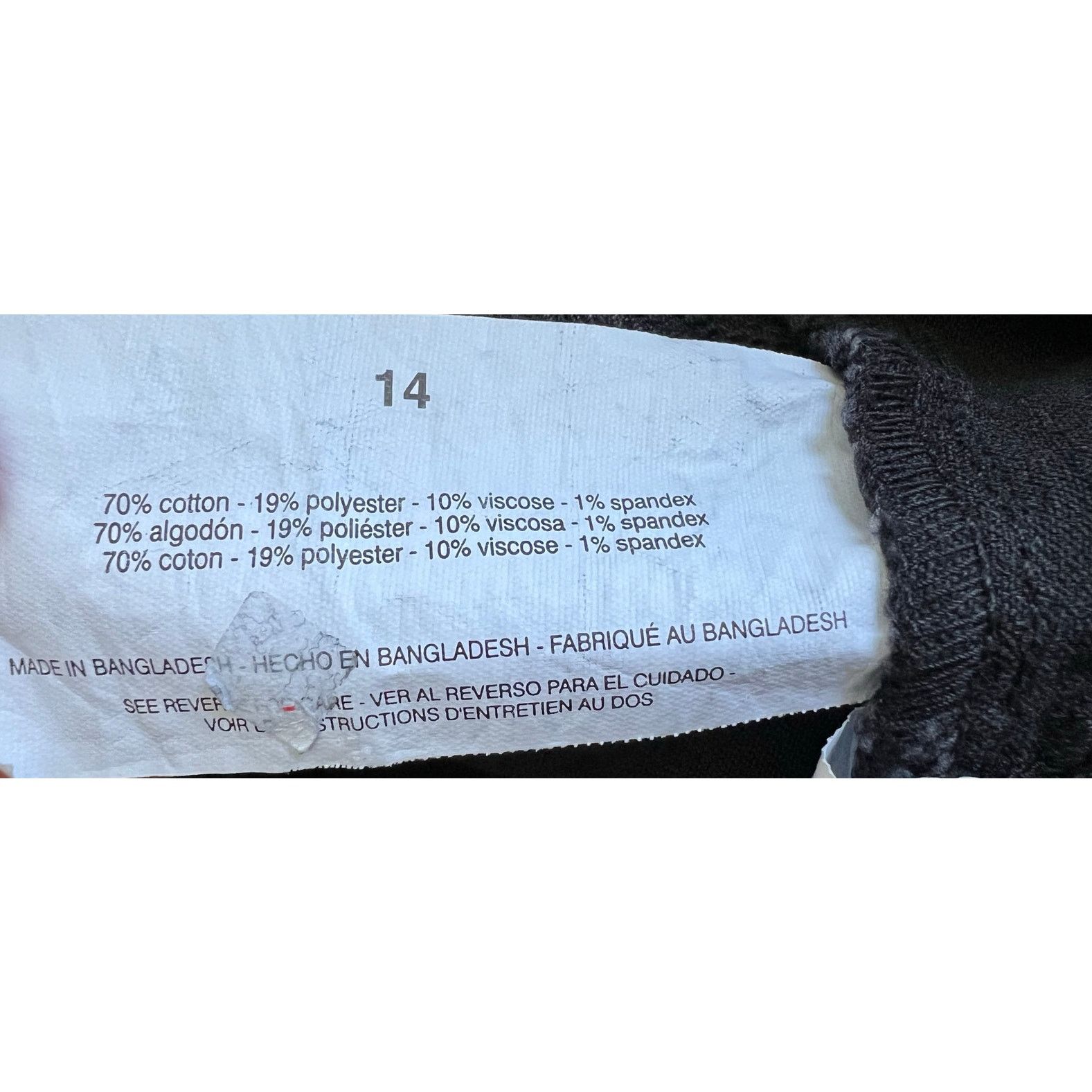 Nine West Nine West Heidi Pull On Straight Black Jeans Size 14 Size 36" / US 14 / IT 50 - 8 Thumbnail
