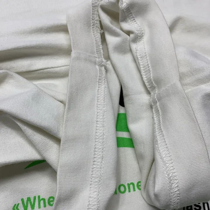 Balenciaga Balenciaga Balenciaga White Logo Print Long Sleeve Hoodie Size US S / EU 44-46 / 1 - 7 Thumbnail