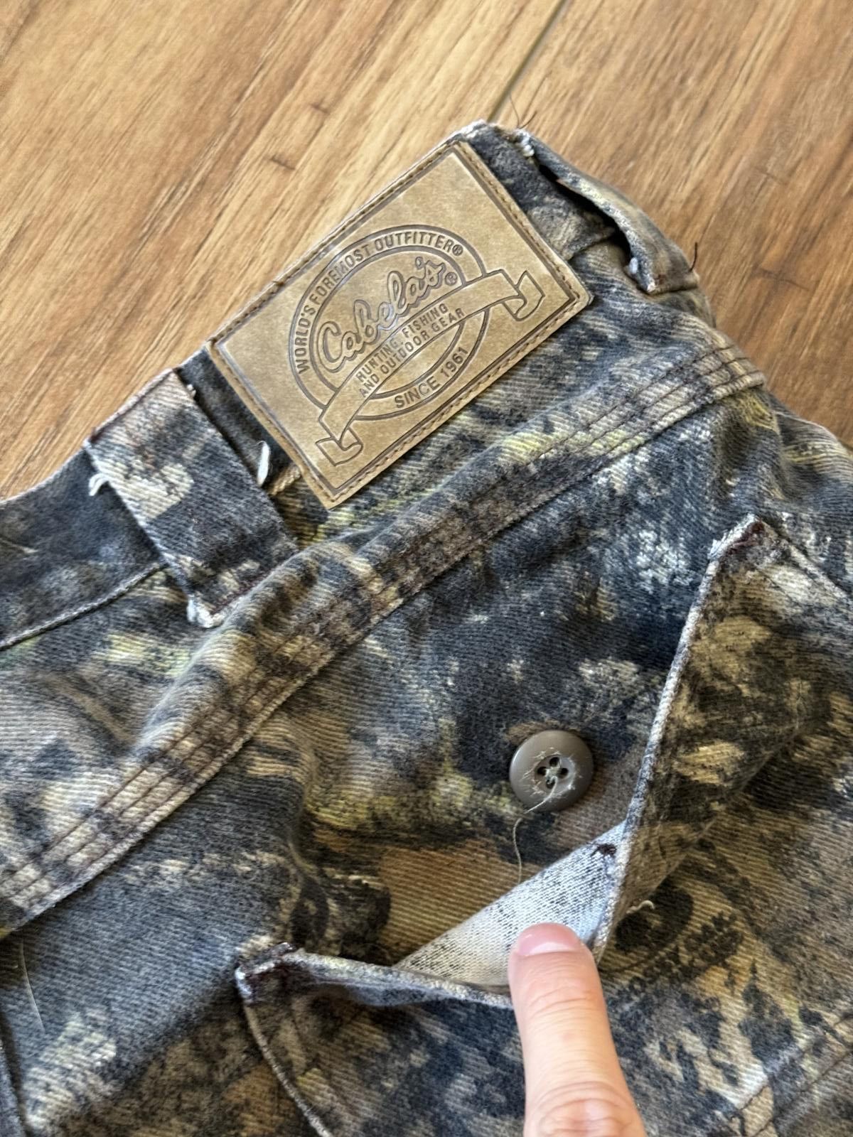 Cabelas Vintage Cabela’s Mossy Oak Camo Pants 90s Y2K Size US 36 / EU 52 - 10 Thumbnail