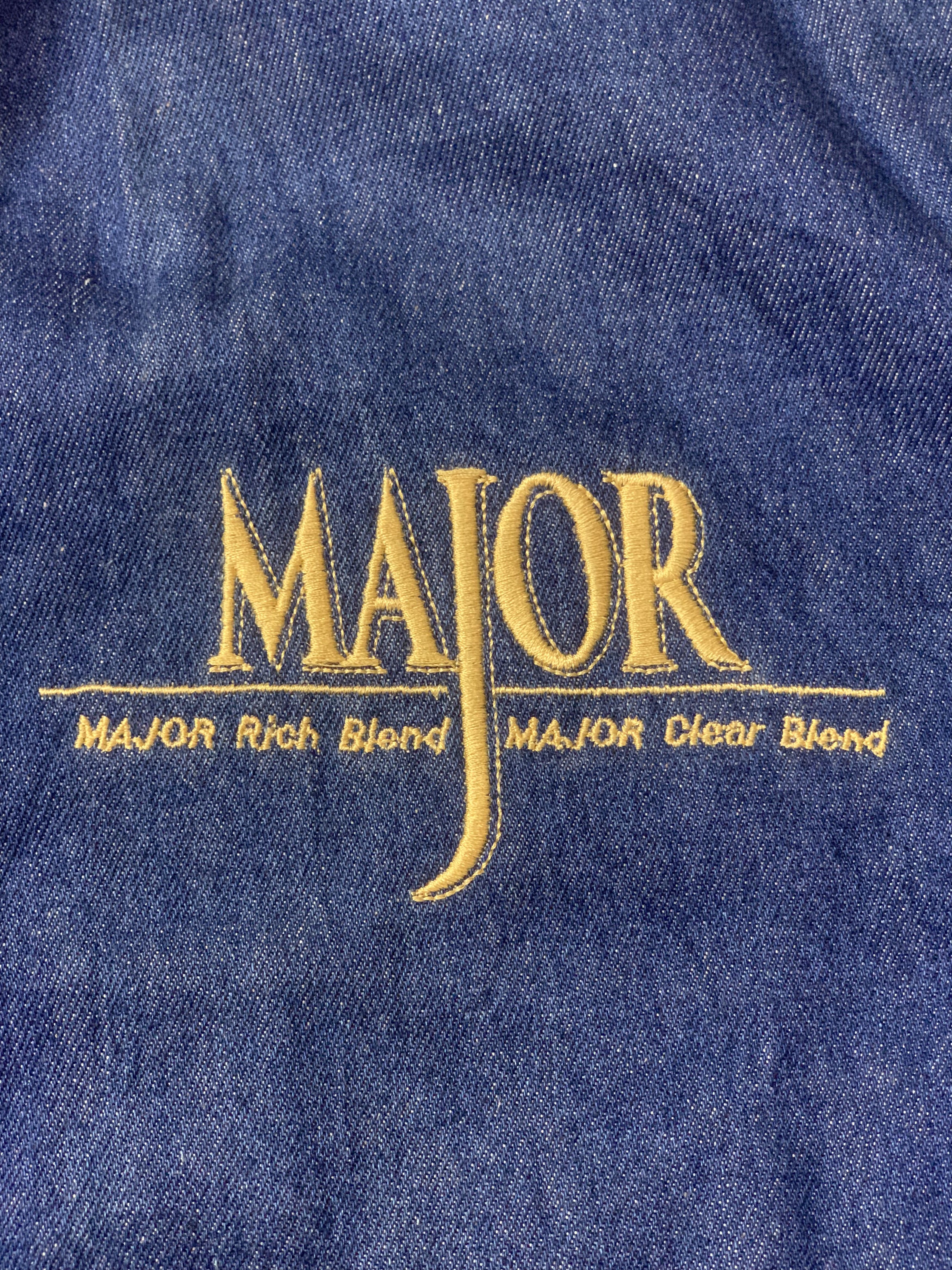 Japanese Brand × Vintage Rare Design Vintage Major Denim Sherpa Jackets Size US L / EU 52-54 / 3 - 6 Thumbnail