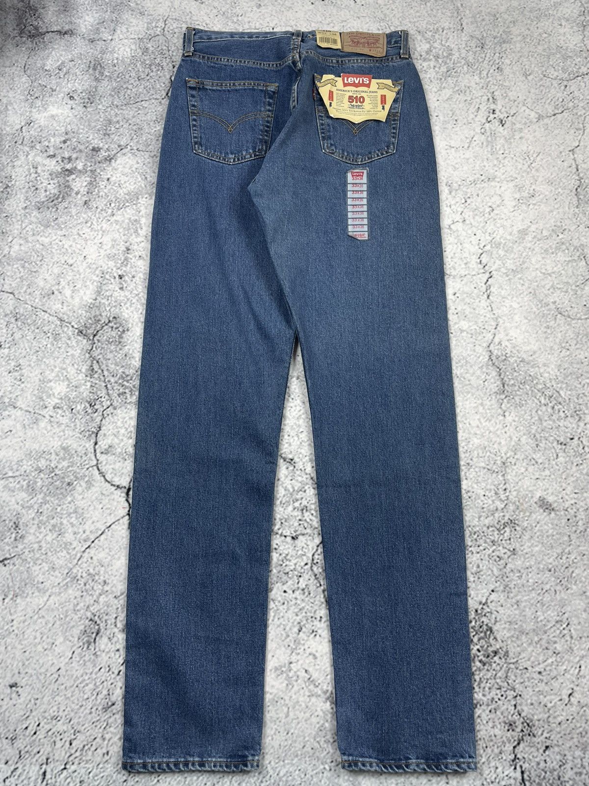 Levi's Vintage Levi’s 90s 510 Jeans W33 L36 High-Quality Blue Size US 33 - 3 Thumbnail