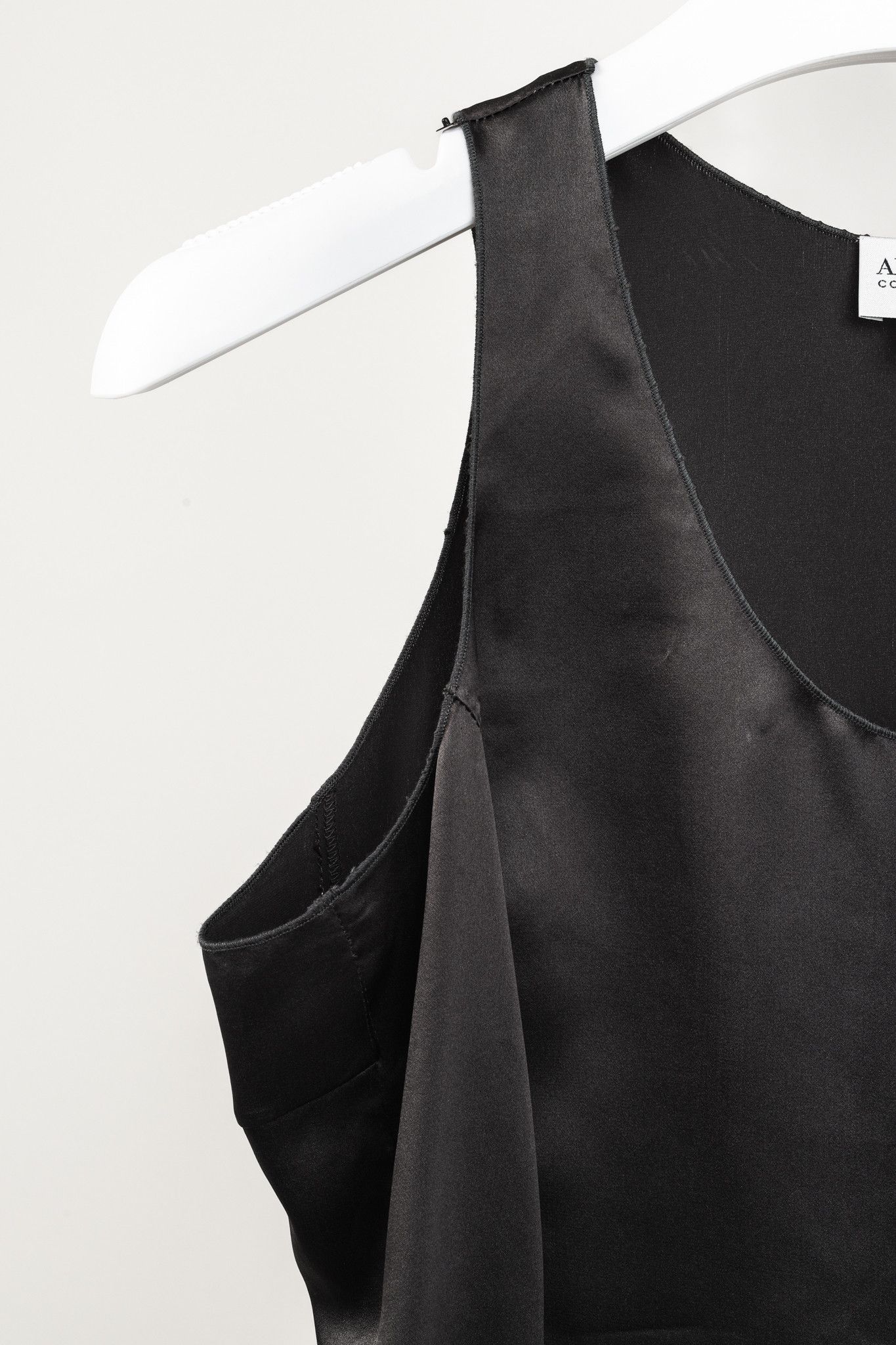 Armani Collezioni Armani Collezioni 2002 Charcoal Silk Cami Size L / US 10 / IT 46 - 5 Thumbnail