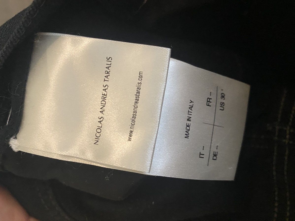 Nicolas Andreas Taralis Black Column jeans Size US 30 / EU 46 - 8 Thumbnail
