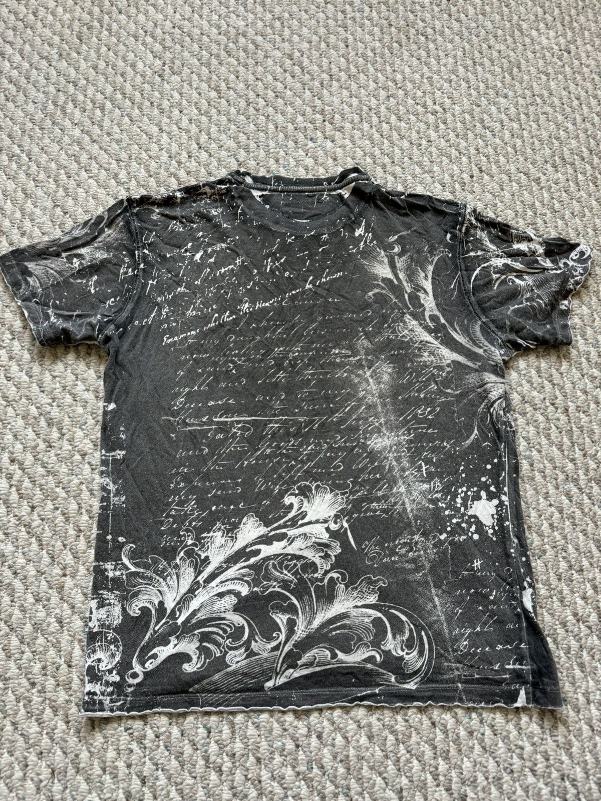 Retrofit Vintage y2k Grey Retrofit Cross Shirt (S) Size US S / EU 44-46 / 1 - 4 Thumbnail