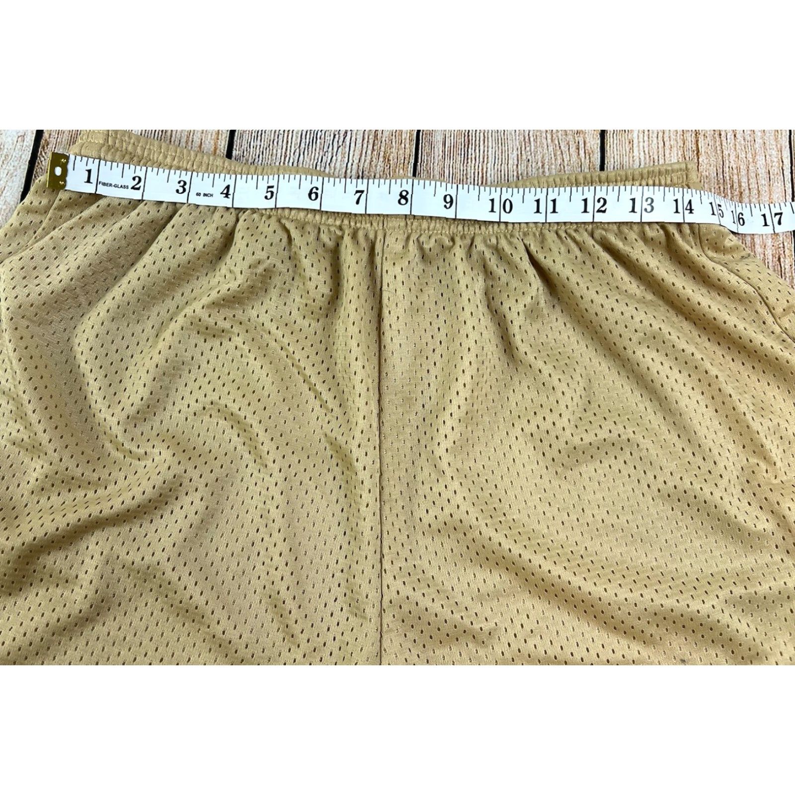 Vintage A4 Mens Football Athletic Shorts Gold L Large Athletic Sports Activewear Size L Size US 33 - 5 Thumbnail