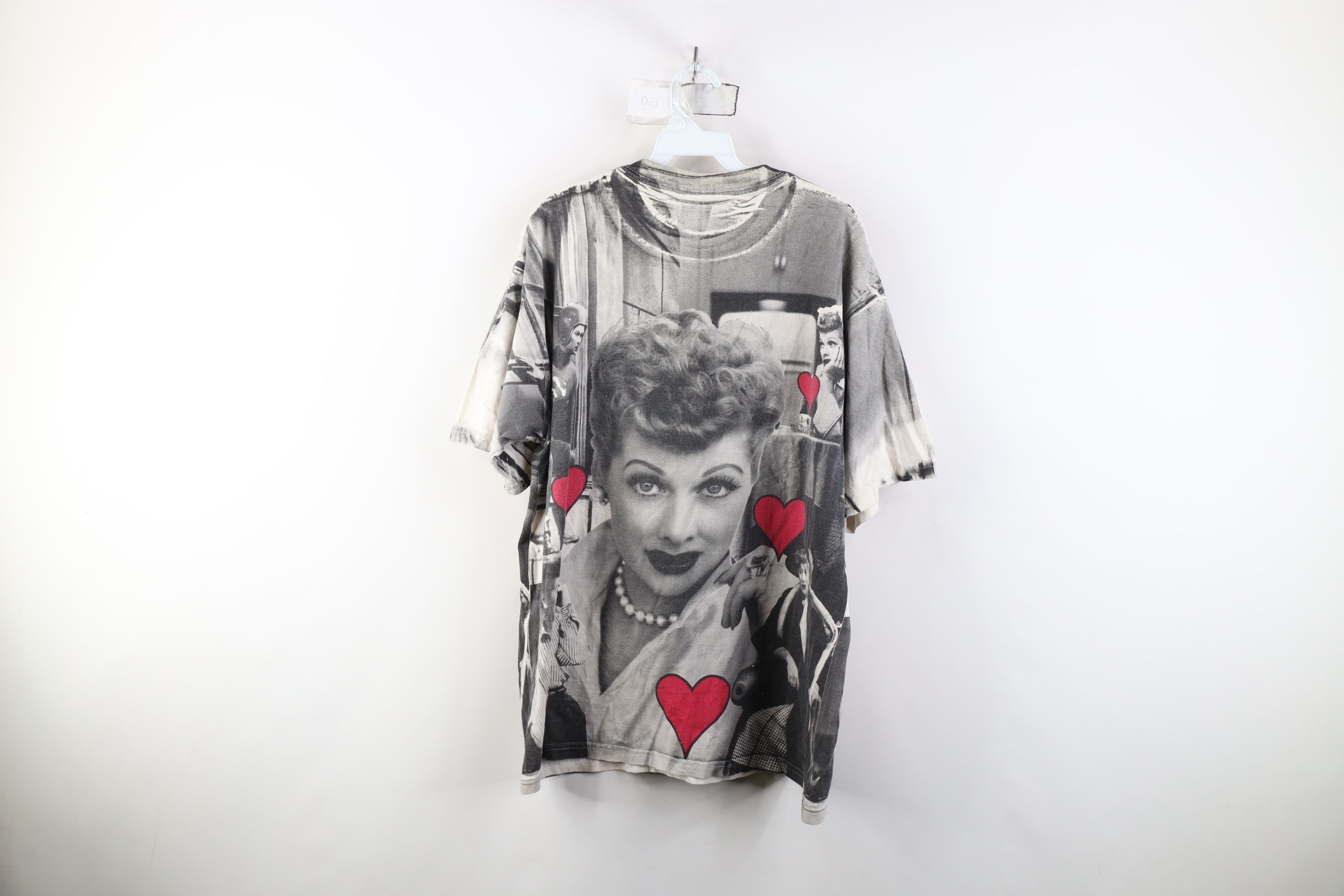 Vintage Vintage 90s I Love Lucy All Over Print Short Sleeve T-Shirt Size US L / EU 52-54 / 3 - 11 Thumbnail