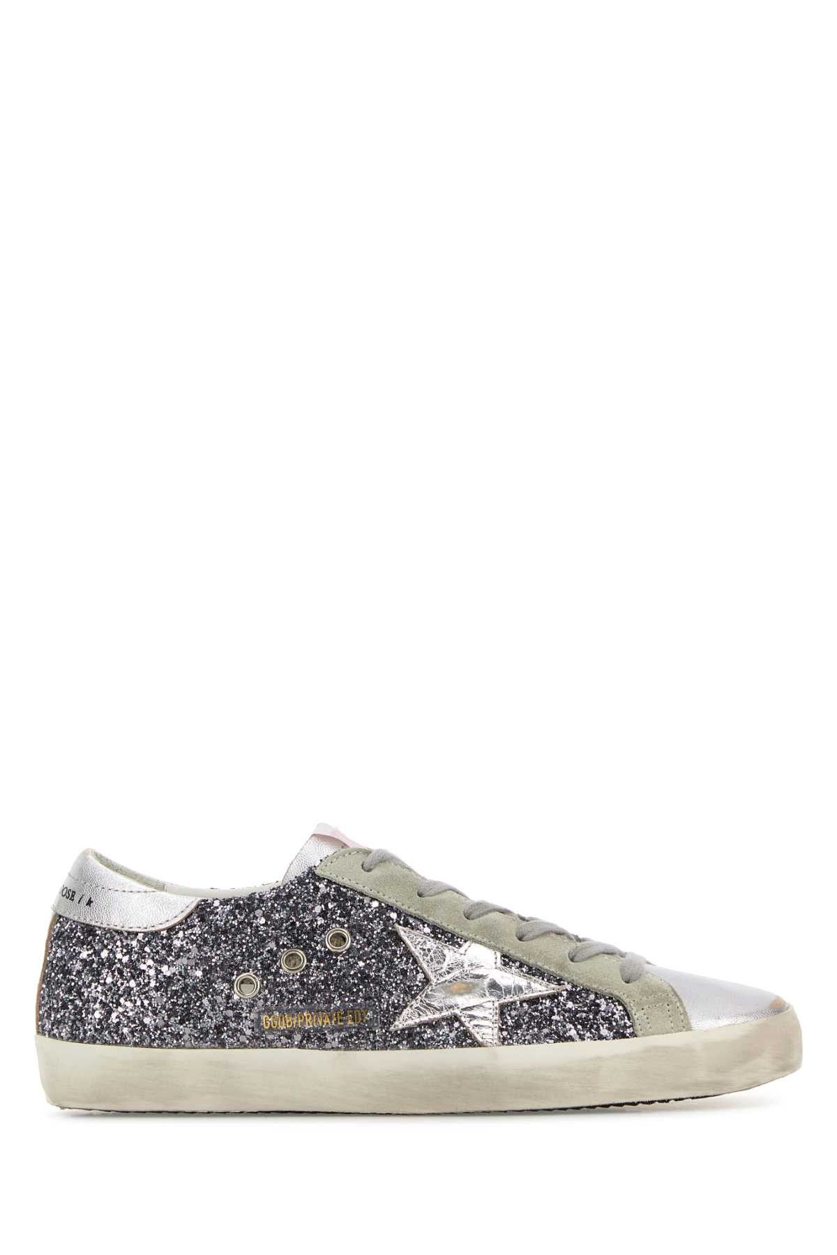 Golden Goose Embellished Leather Super Star Classic Sneakers Size US 5 / IT 35 - 1 Thumbnail