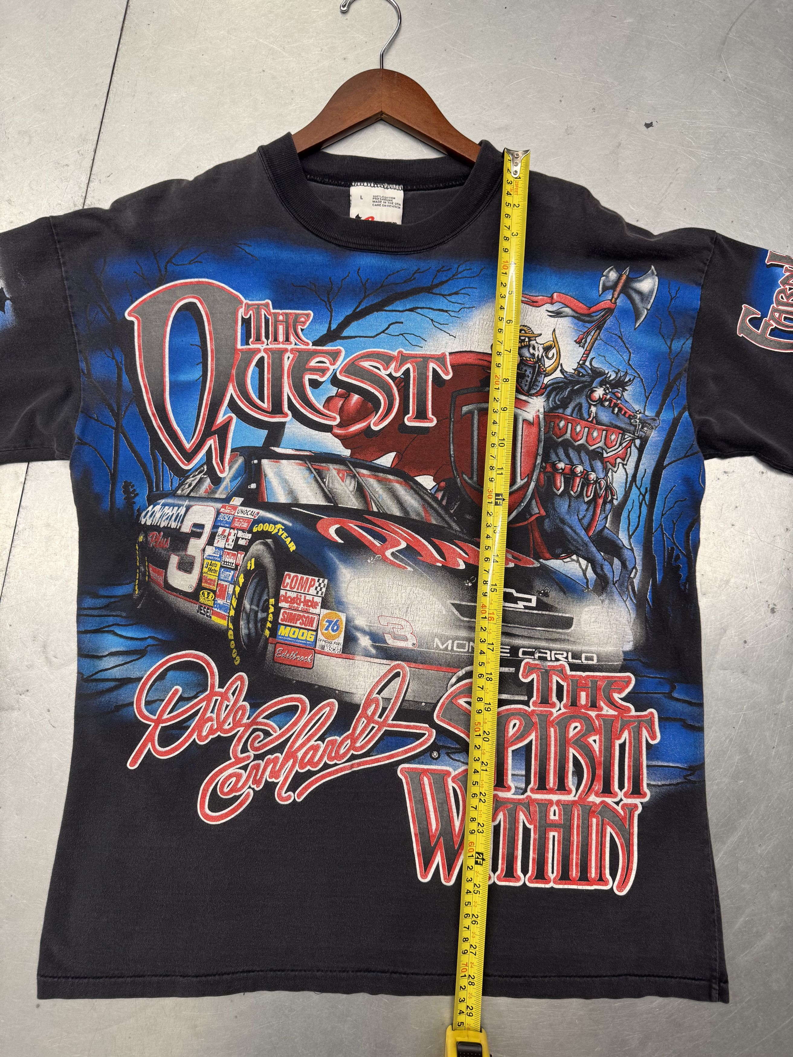 Chase Authentics Vintage Dale Earnhardt Tshirt Size US L / EU 52-54 / 3 - 4 Thumbnail