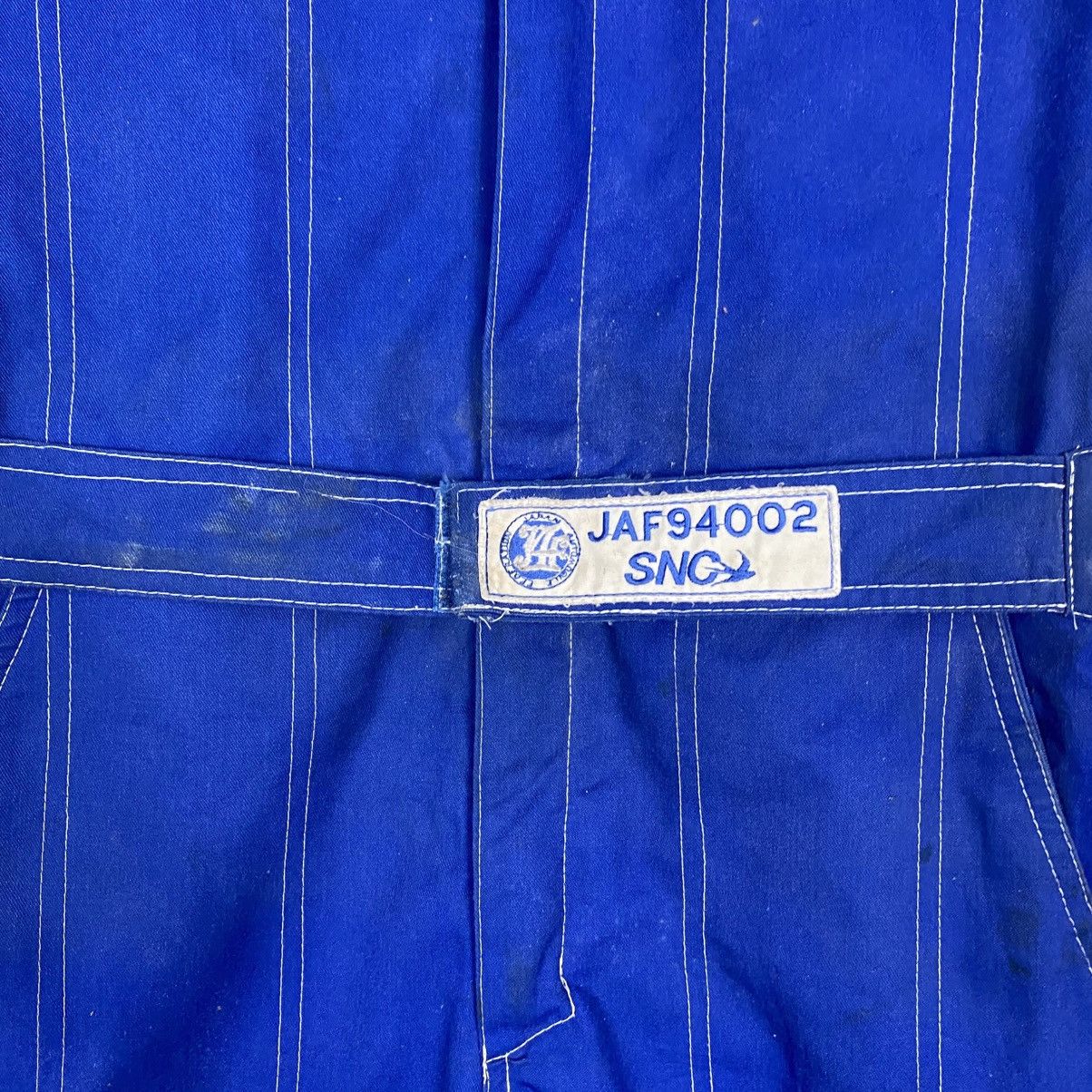 Japanese Brand Combinaisons SNC Paris Coverall Racing Big Logo Made France Size US 32 / EU 48 - 10 Thumbnail