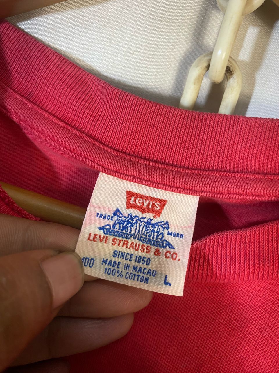 Levi's × Vintage Vintage Levi’s ringer tshirt Size US M / EU 48-50 / 2 - 5 Thumbnail