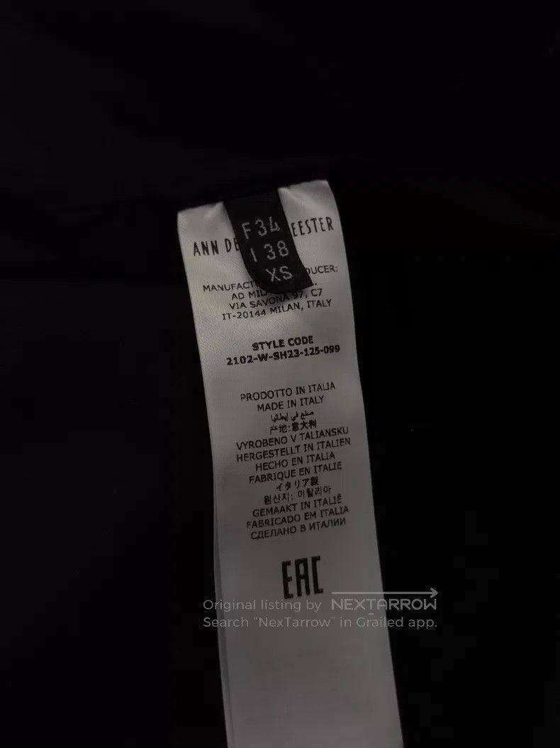 Ann Demeulemeester Ann Demeulemeester Bow shirt Size XS / US 0-2 / IT 36-38 - 3 Thumbnail