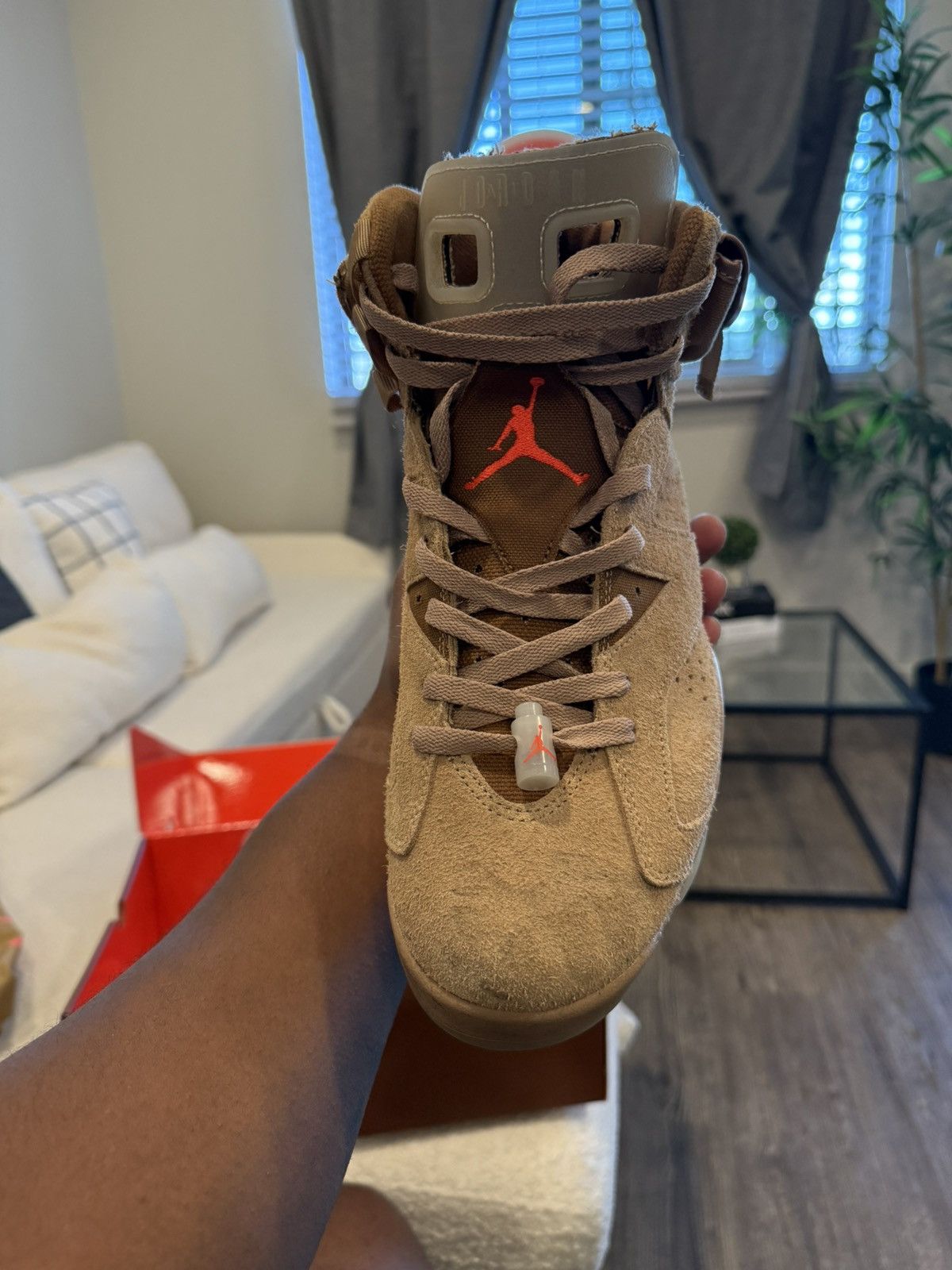 Jordan Brand × Travis Scott Travis Scott x Air Jordan 6 Retro ‘British Khaki’ Size US 11 / EU 44 - 14 Thumbnail