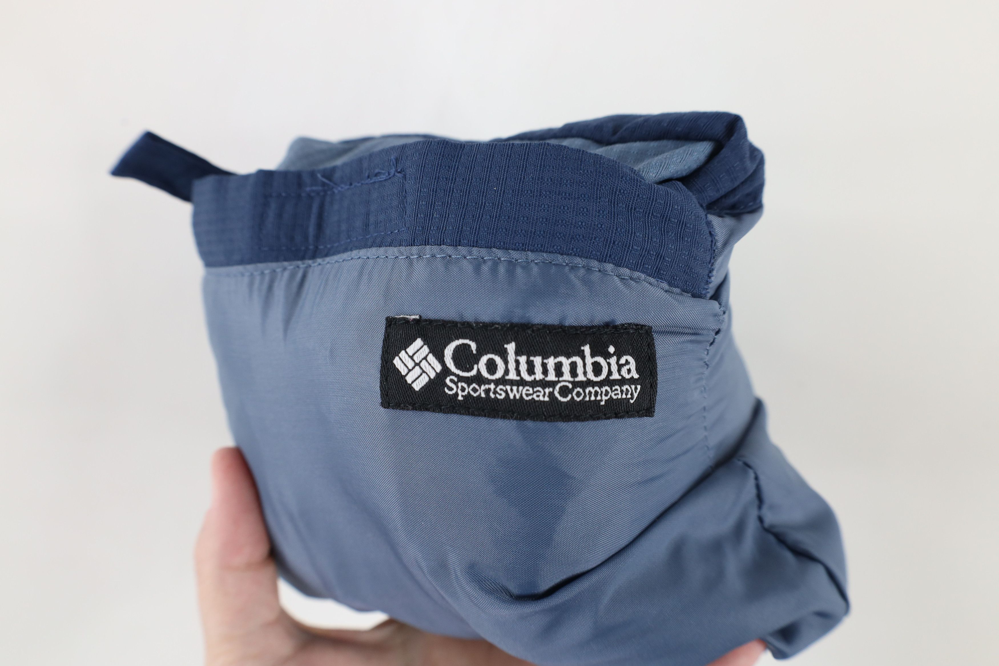 Columbia × Vintage Vintage 90s Columbia Half Zip Packable Hooded Anorak Jacket Size US M / EU 48-50 / 2 - 15 Thumbnail