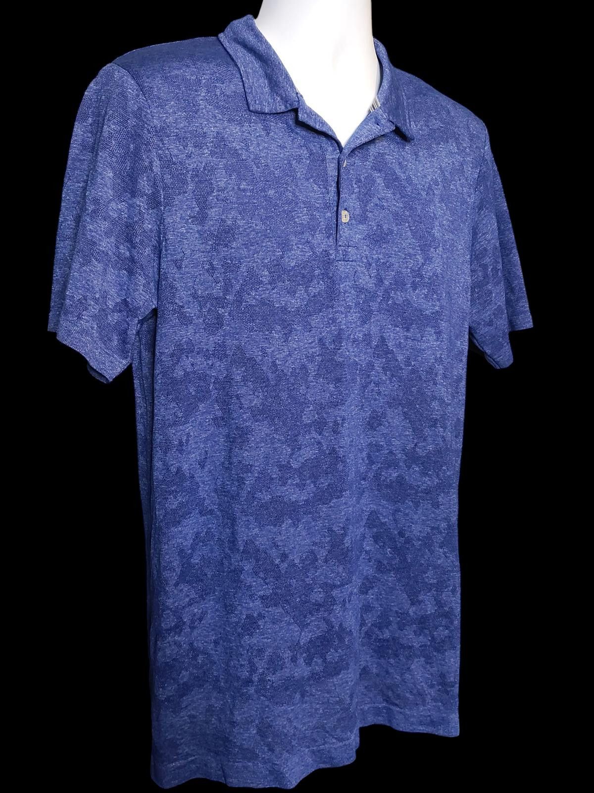 Puma Puma Men's Blue Short Sleeve Polo Shirt Size US L / EU 52-54 / 3 - 4 Thumbnail