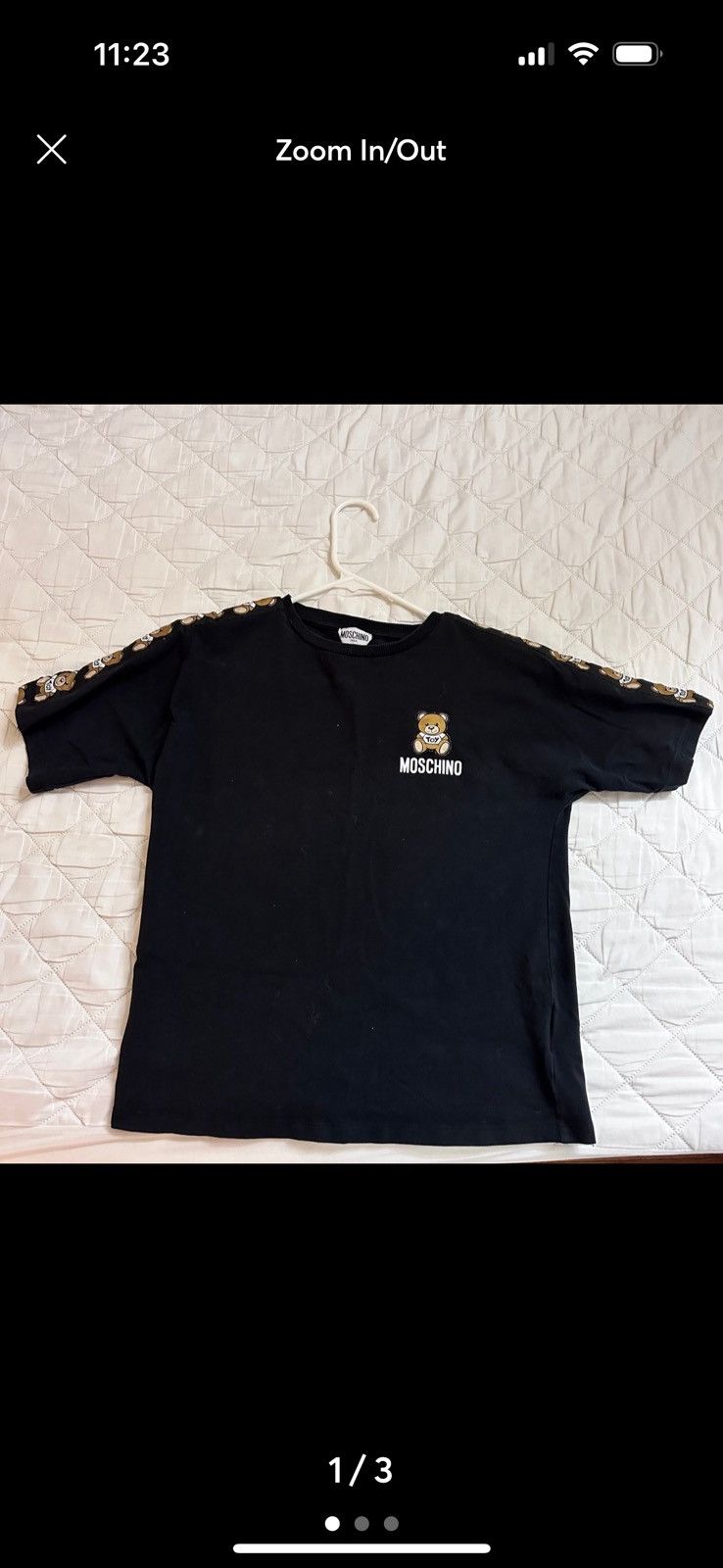 Moschino Moschino black short sleeve t-shirt Size XS / US 0-2 / IT 36-38 - 1 Thumbnail