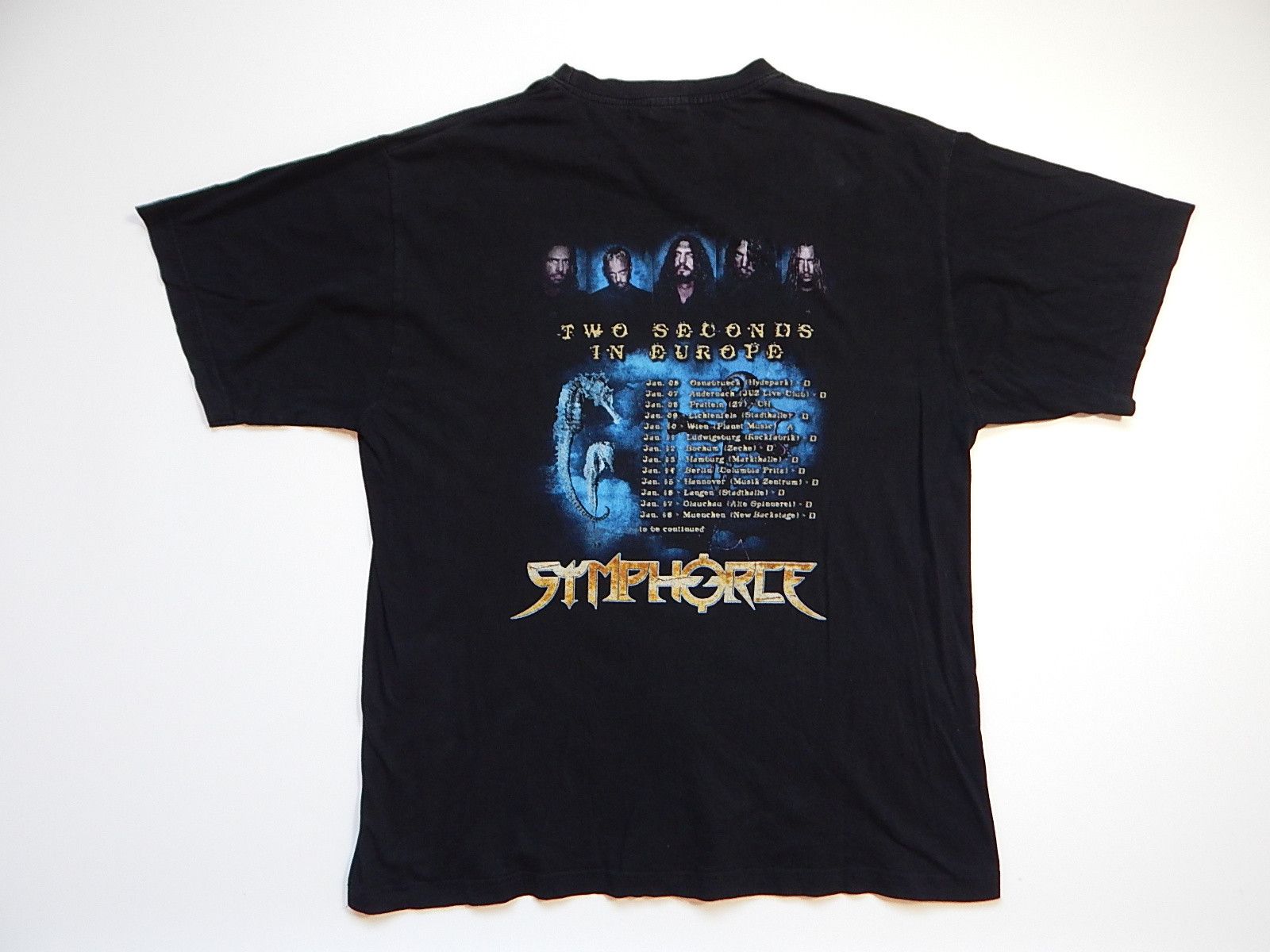 Band Tees × Vintage vintage 00s symphorce power metal rock band tour tee Size US XL / EU 56 / 4 - 2 Thumbnail