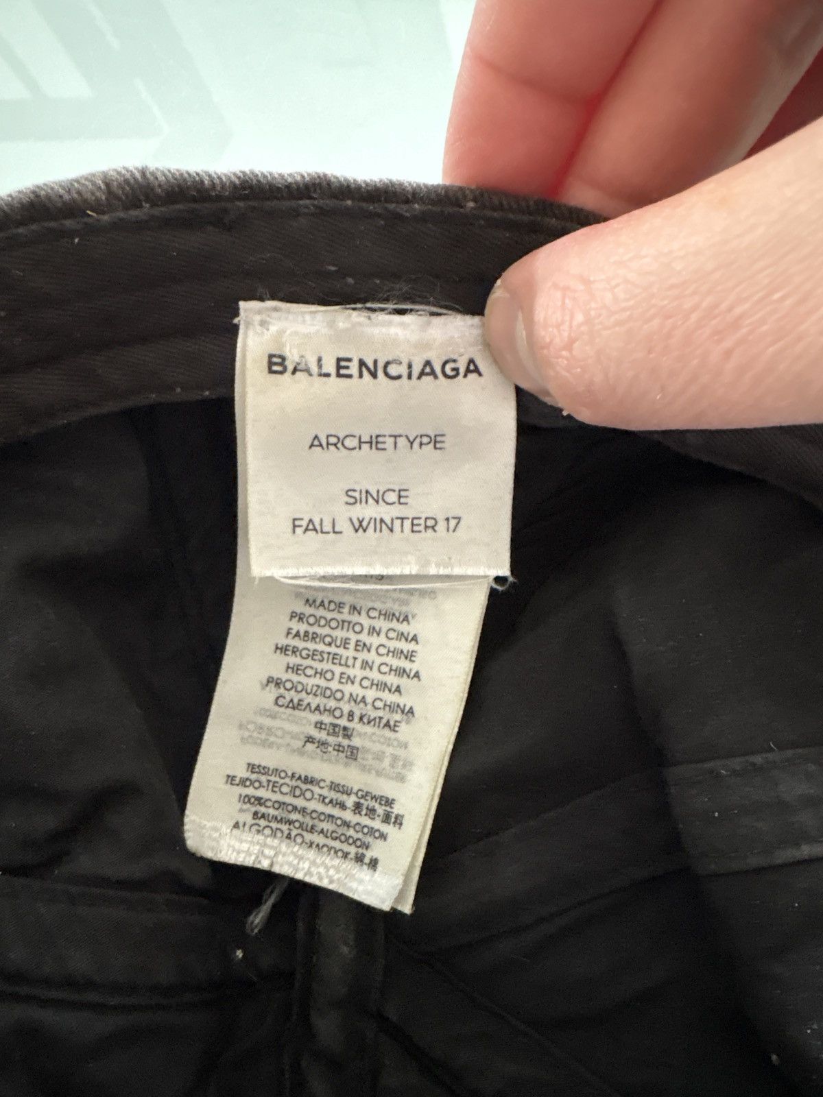 Balenciaga Balenciaga Sun faded Distressed Campaign Cap FW17 Size ONE SIZE - 6 Thumbnail