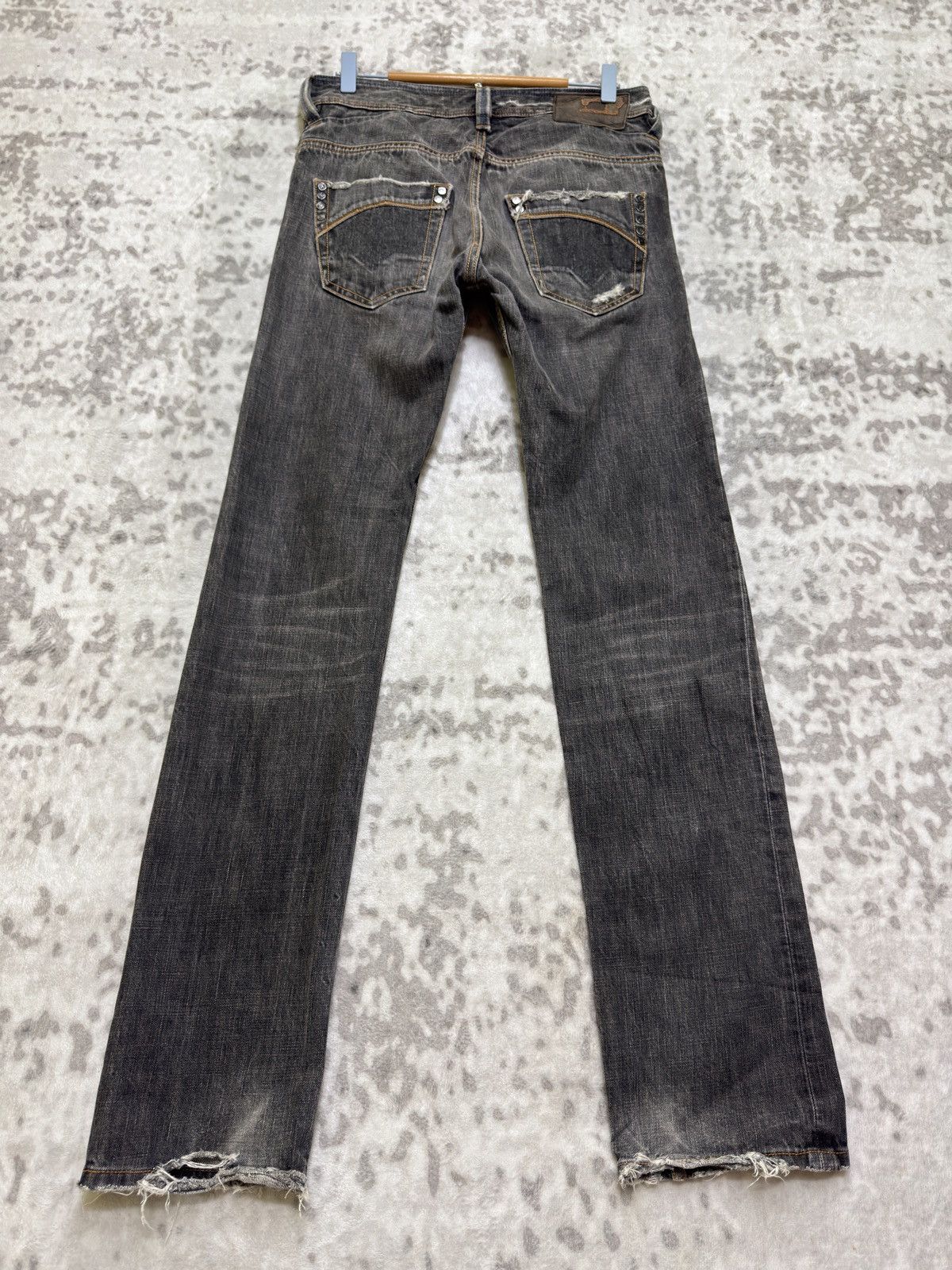 Diesel Vintage Diesel Industry Distressed Ripped Claw Mark Denim Size US 30 / EU 46 - 2 Thumbnail