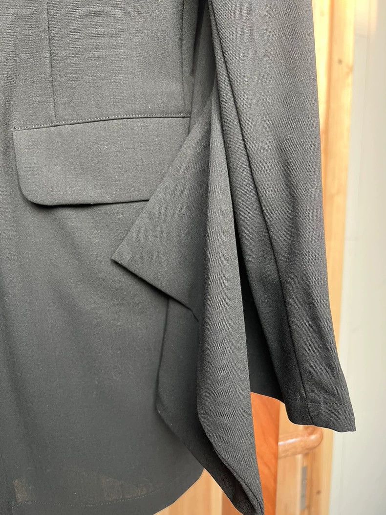 Yohji Yamamoto Yohji yamamoto size m 00 SS black wool blazer 2503-Nextarro Size 50R - 3 Thumbnail