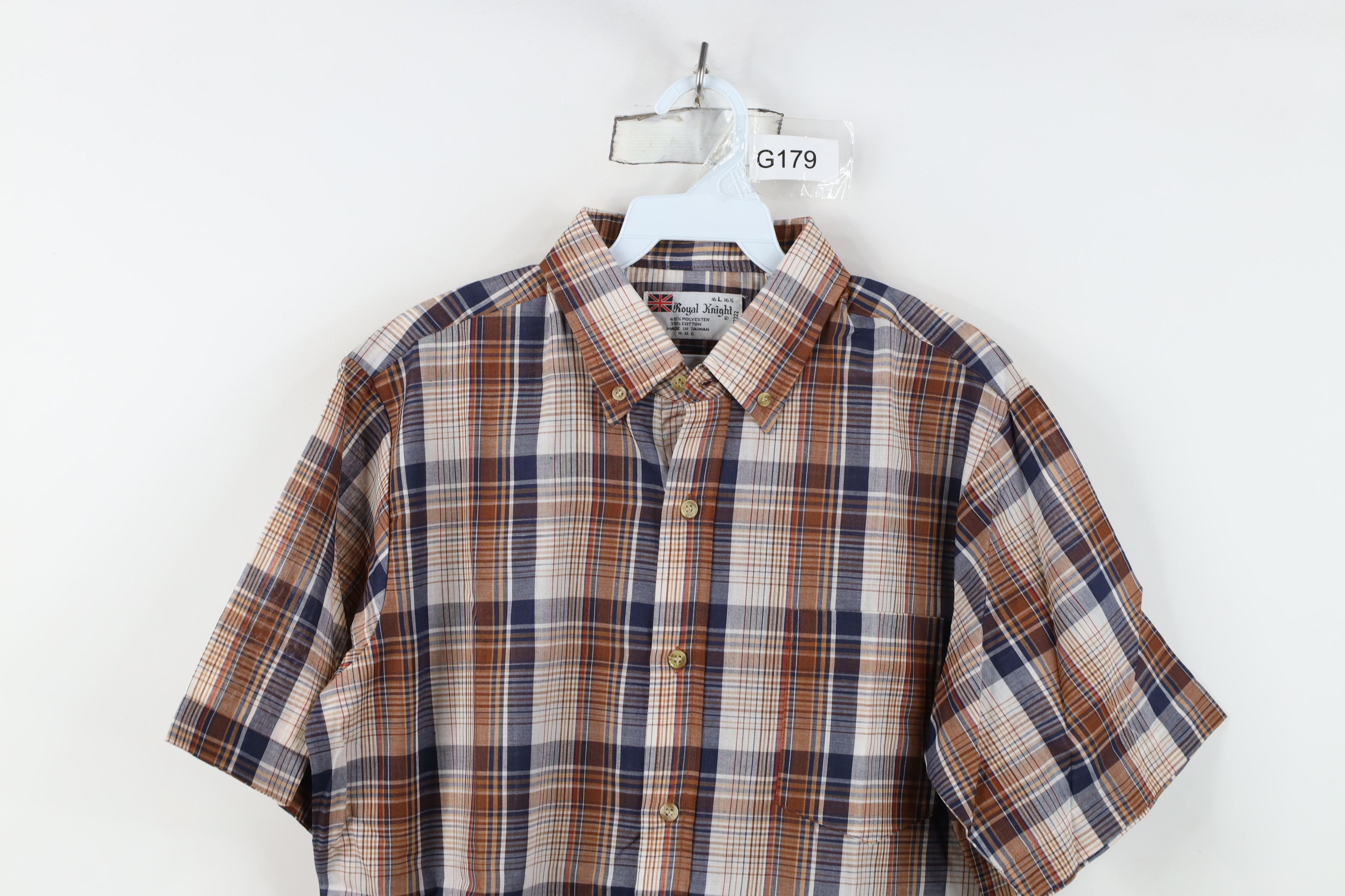Vintage Deadstock Vintage 70s 80s Streetwear Collared Button Shirt Size US L / EU 52-54 / 3 - 2 Thumbnail