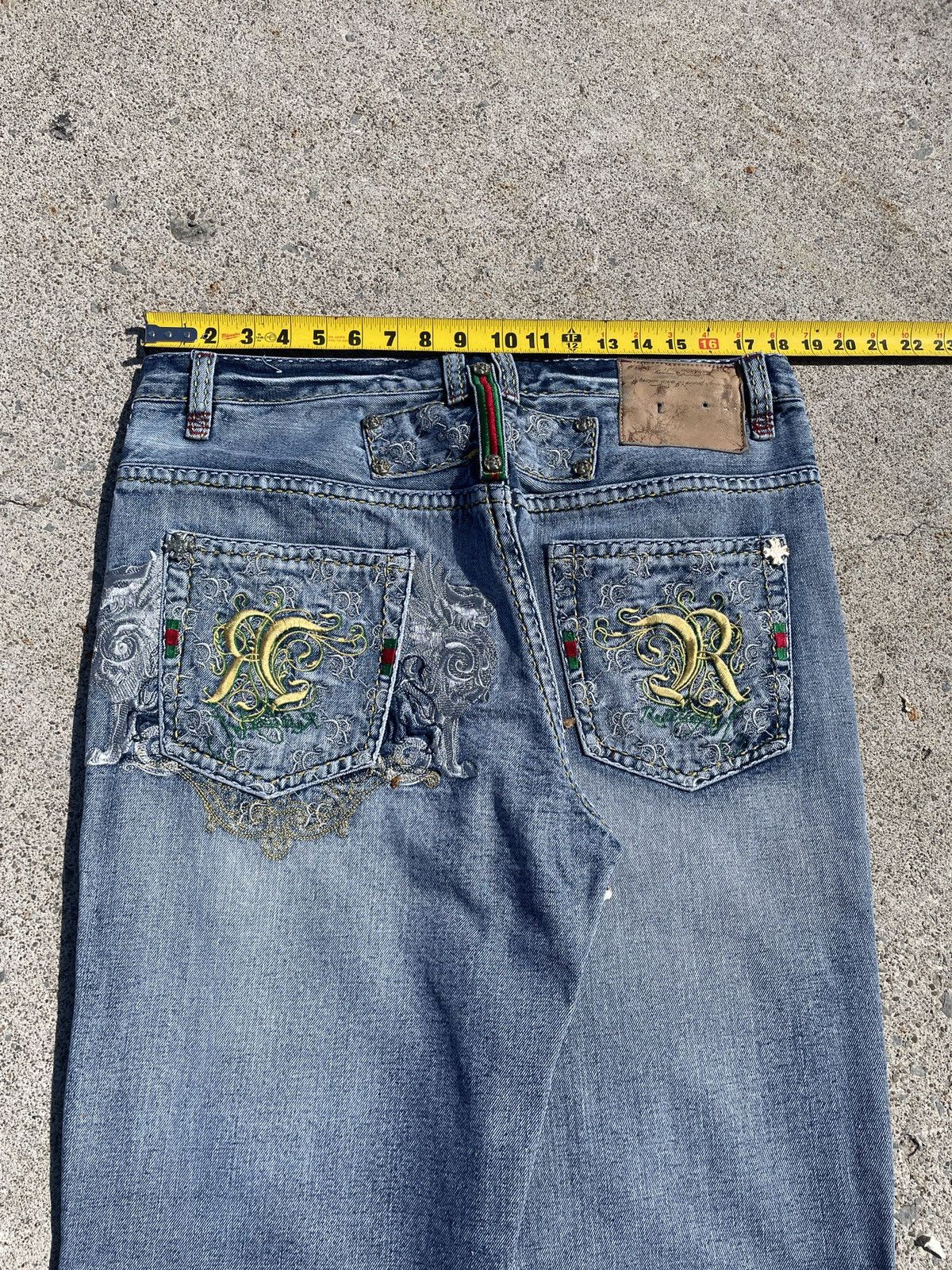 Other Ruthless Art Y2K Embroidered Denim Size US 36 / EU 52 - 11 Thumbnail