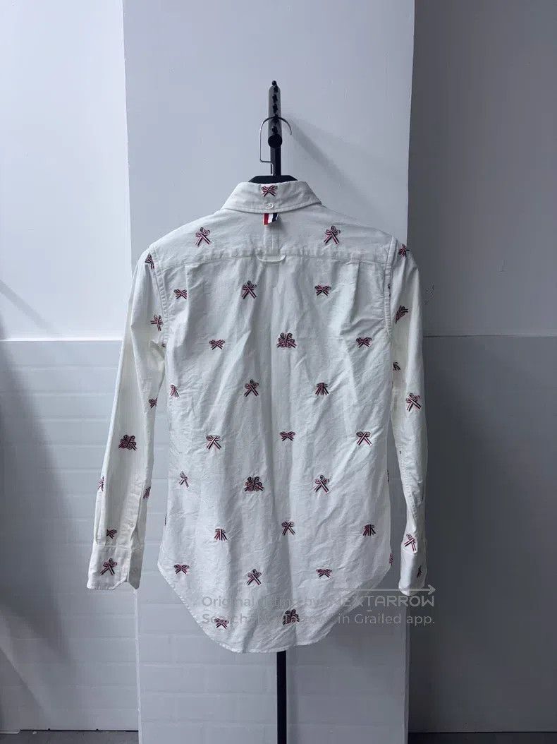 Thom Browne Thom Browne Butterfly knot embroidered white long-sleeved Size US XS / EU 42 / 0 - 2 Thumbnail