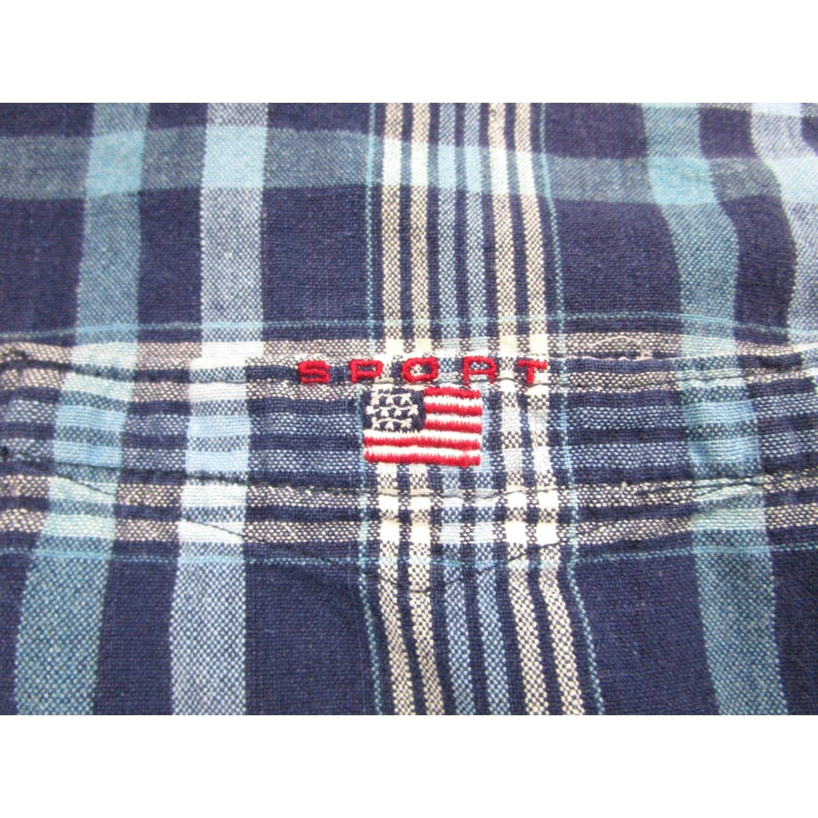 Ralph Lauren VINTAGE Ralph Lauren Workshirt Shirt Mens XL Blue Plaid Button-Up Collared Classic Casual Size US XL / EU 56 / 4 - 4 Thumbnail