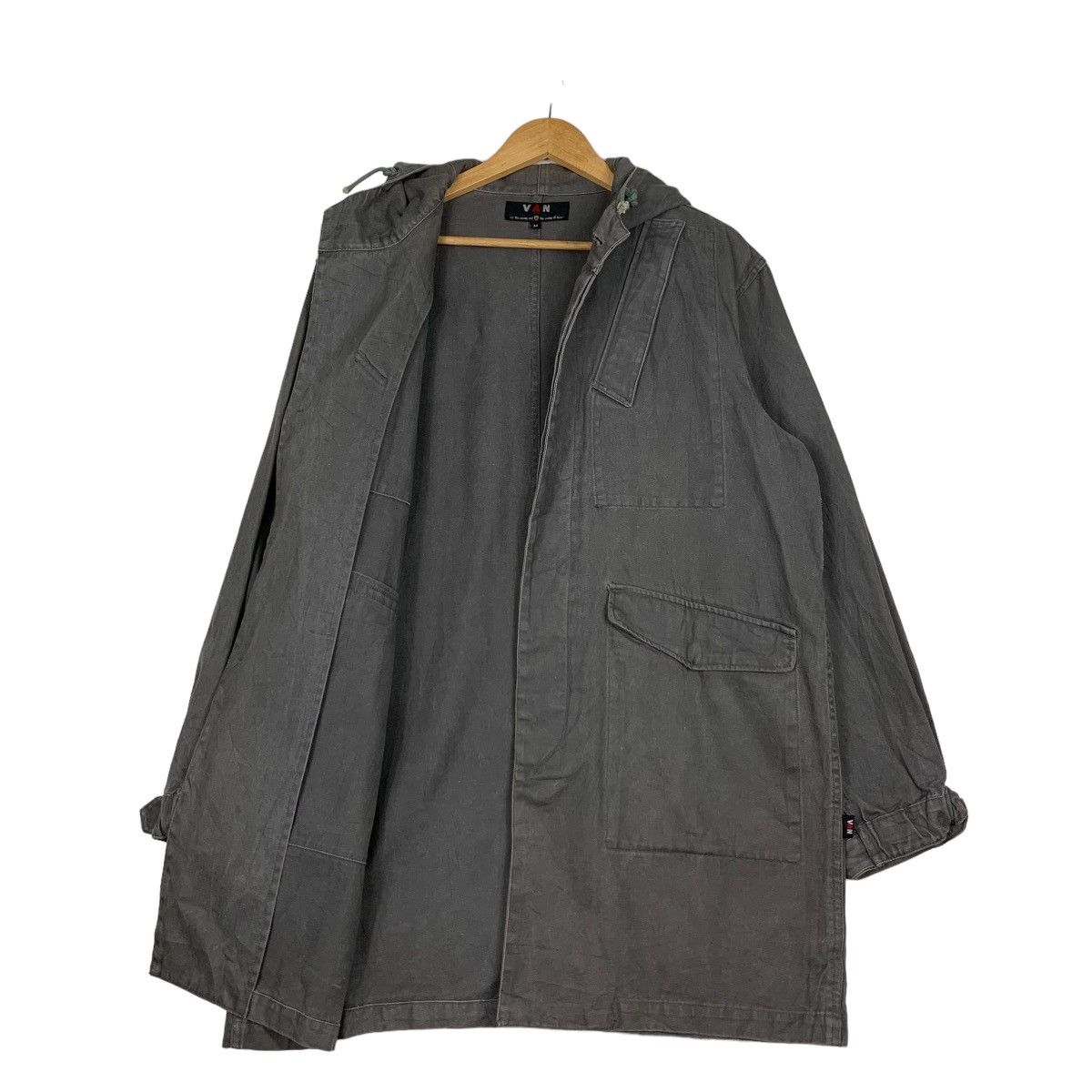 Japanese Brand VAN JAC Gray Parka Chore Jacket #1005-C45 Size US M / EU 48-50 / 2 - 10 Thumbnail