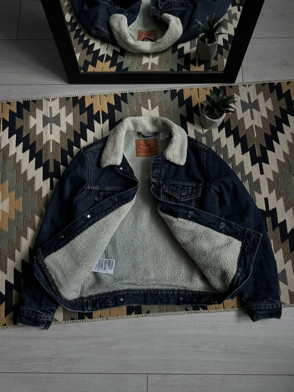 Levi's Vintage Levi’s Denim Sherpa Size US S / EU 44-46 / 1 - 2 Thumbnail