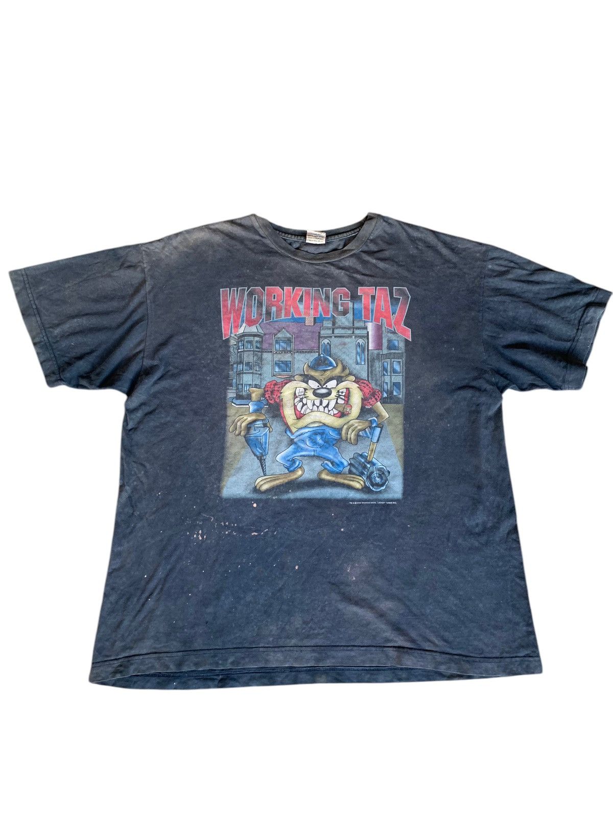 Japanese Brand × Kapital × Vintage VINTAGE SUNFADED TAZMANIAN LOONEY TUNES DISTRESSED SHIRT Size US XXL / EU 58 / 5 - 6 Thumbnail