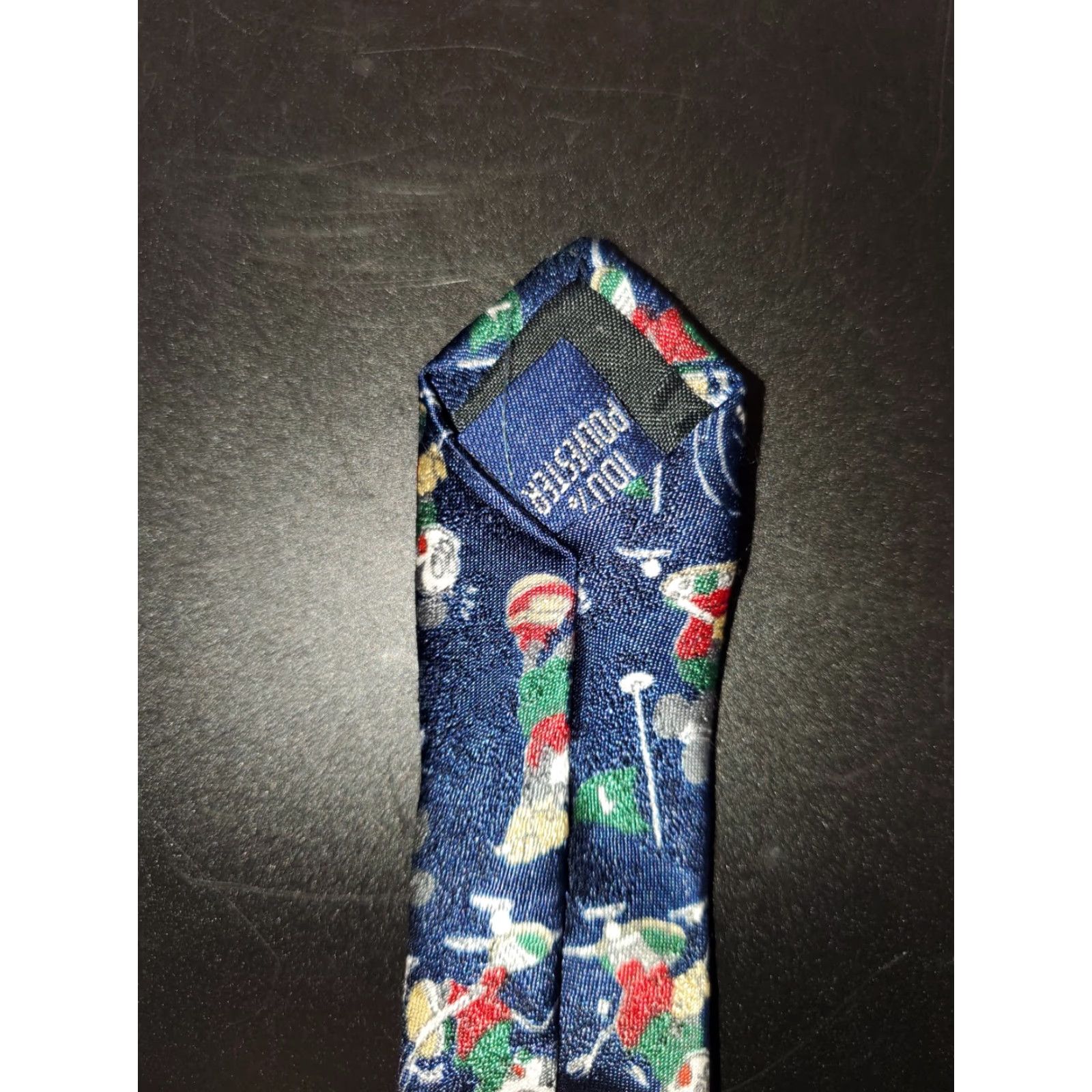 Disney VINTAGE Atlas Design Disney Golfing Tie Mickey Mouse & Co Red 100% Silk Silk Embroidered Men Tie Classic 57-60 in. AU? Size ONE SIZE - 5 Thumbnail