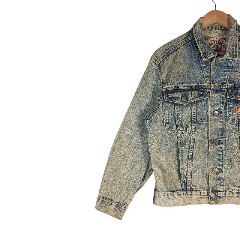 Vintage Vintage G.L Heart Acid Wash Denim Jacket Size US M / EU 48-50 / 2 - 4 Thumbnail