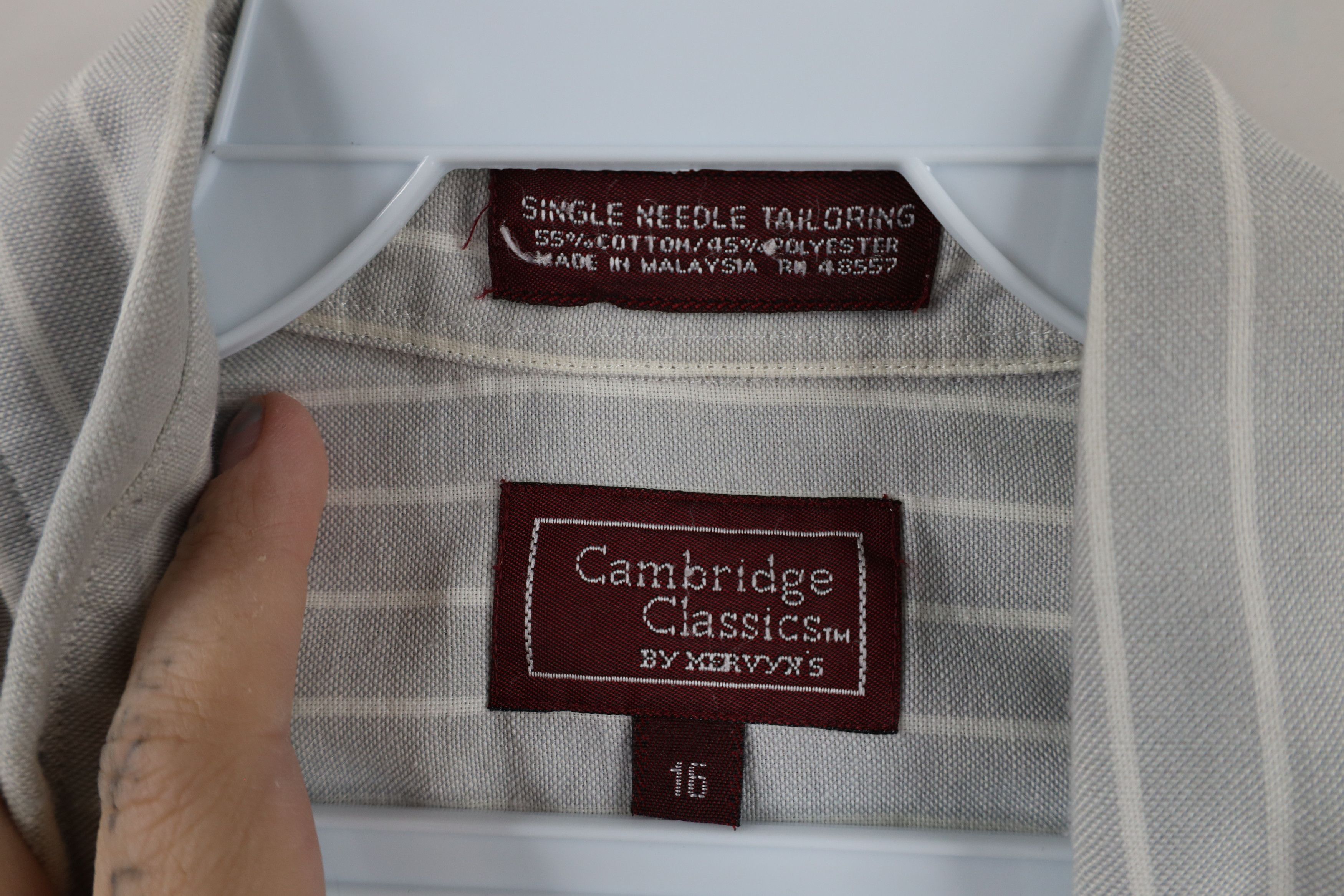 Vintage Vintage 90s Streetwear Tailor Striped Button Down Shirt Size US M / EU 48-50 / 2 - 6 Thumbnail