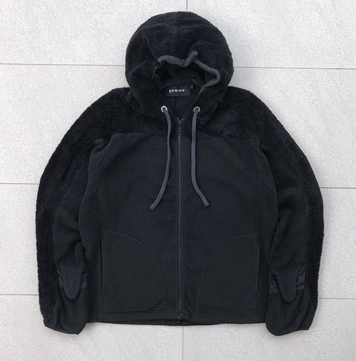 Yohji Yamamoto Gomme by Yohji Yamamoto Ninja Glove Fleece Zip Hoodie Jacket Size US M / EU 48-50 / 2 - 3 Thumbnail