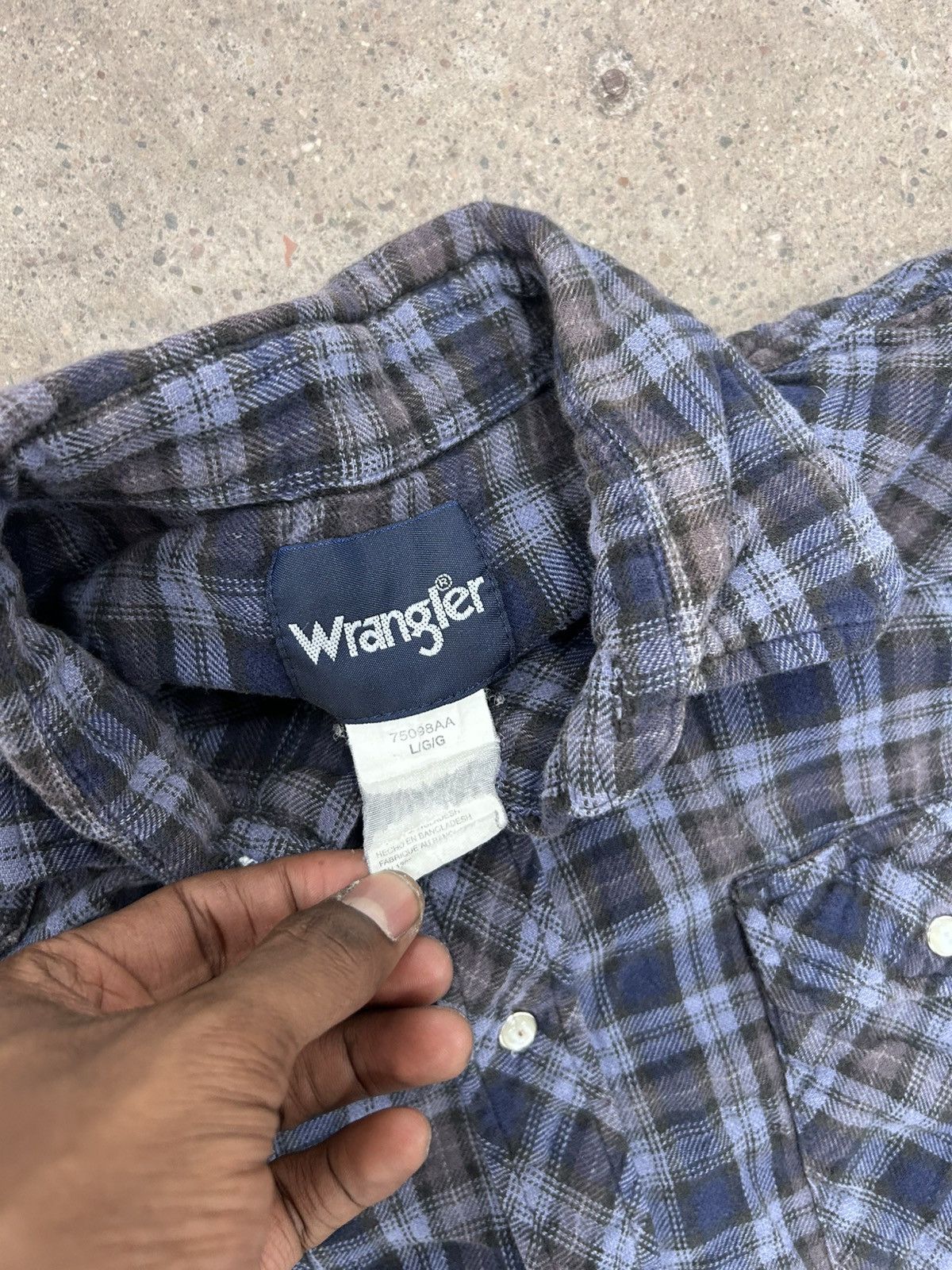Wrangler Wrangler plaid pearl snap Size US L / EU 52-54 / 3 - 4 Thumbnail