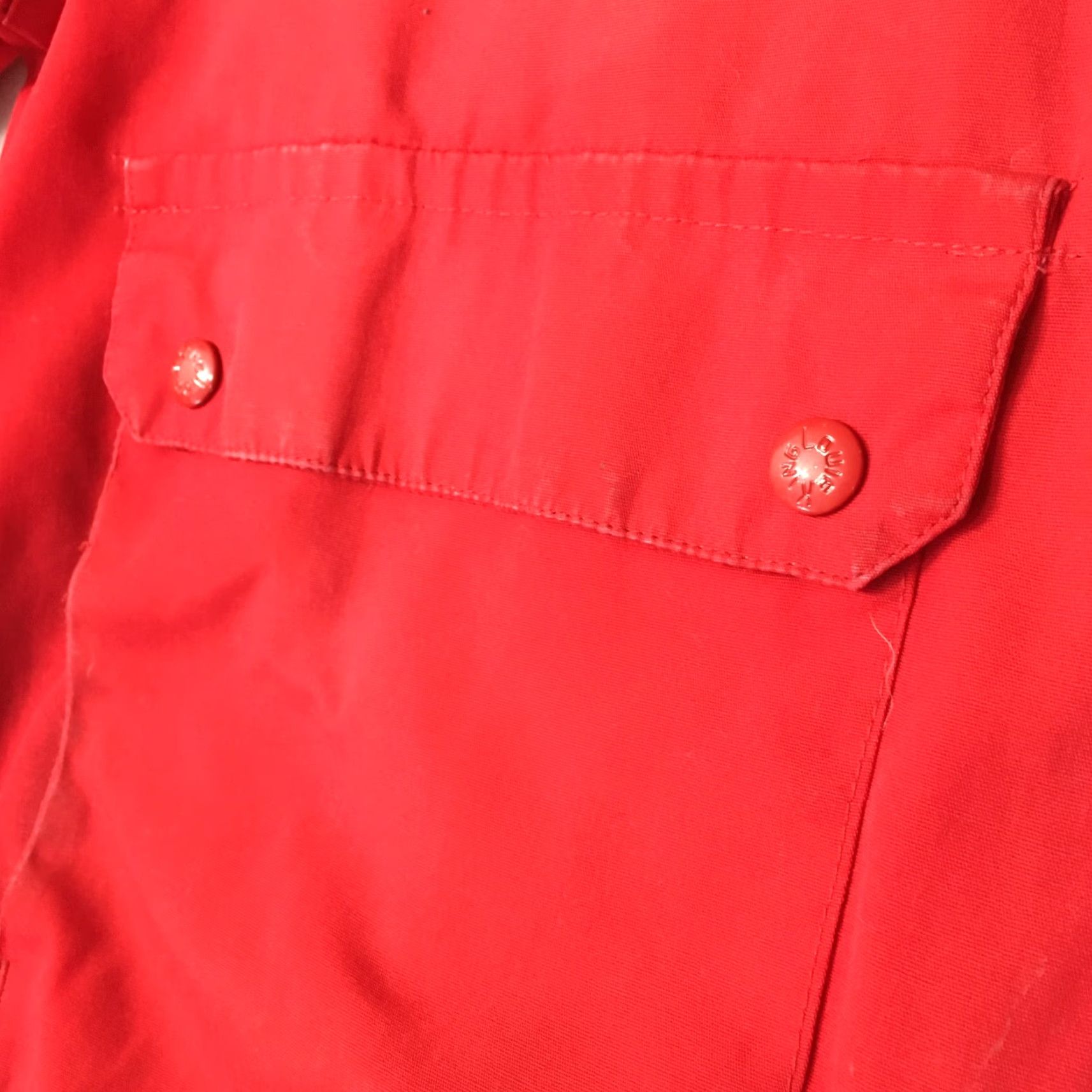 Vintage King Louie Pro Fit VTG Jacket L Red Zip Embroidered USA Windbreaker MENS Size US L / EU 52-54 / 3 - 5 Thumbnail