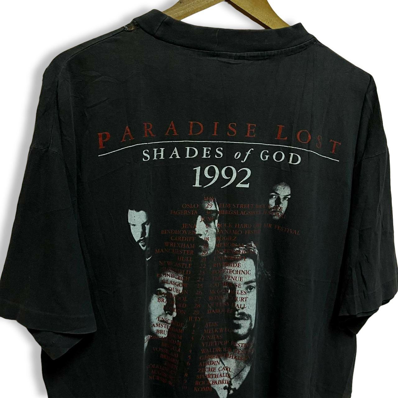 Band Tees × Vintage Vintage 1992 Paradise Lost Shades Of God Tour T Shirt Size US XL / EU 56 / 4 - 4 Thumbnail