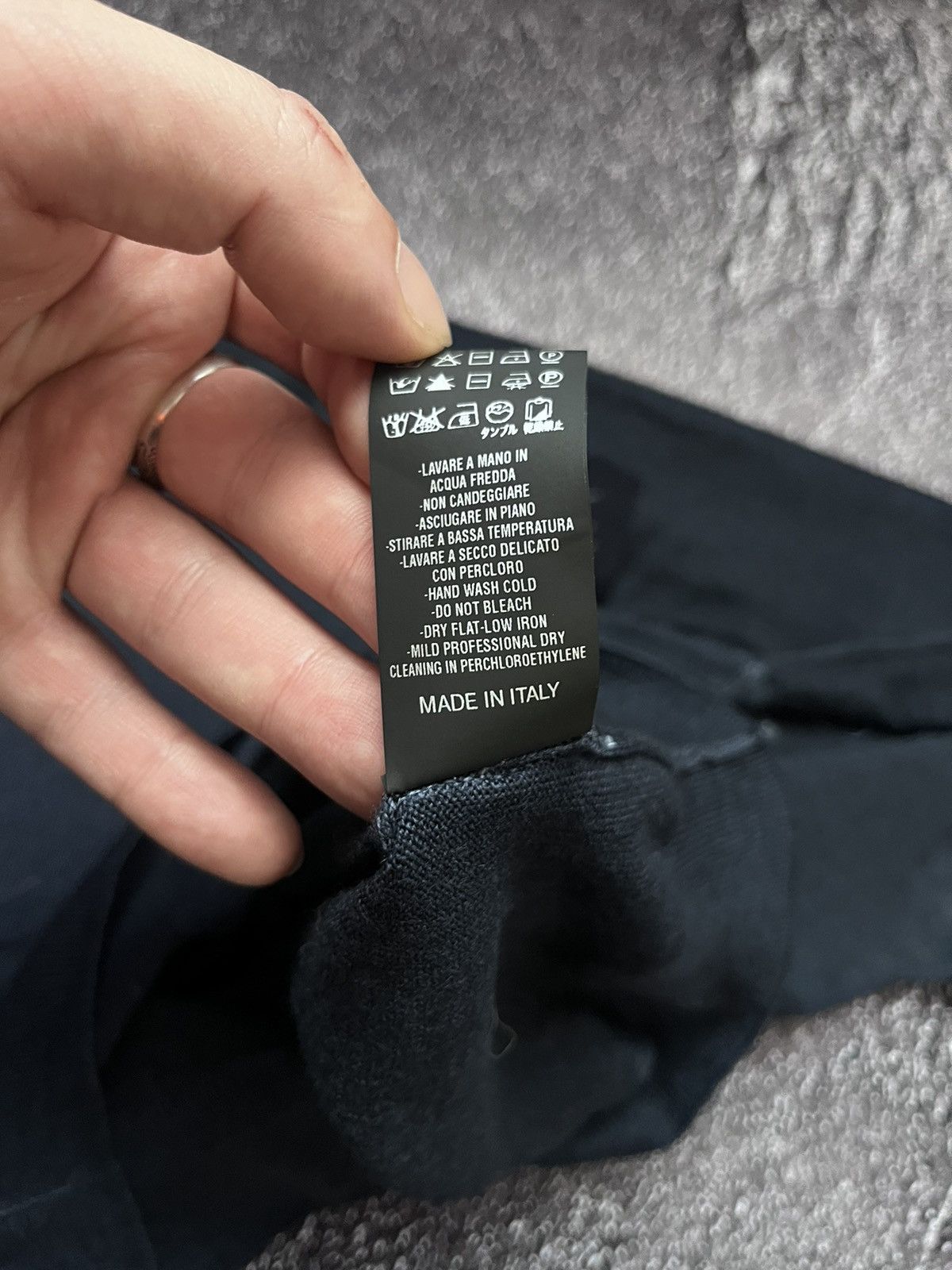 Billionaire Couture Billionaire Couture Logo Wool Navy Blue Jumper / Sweater Size US M / EU 48-50 / 2 - 9 Thumbnail